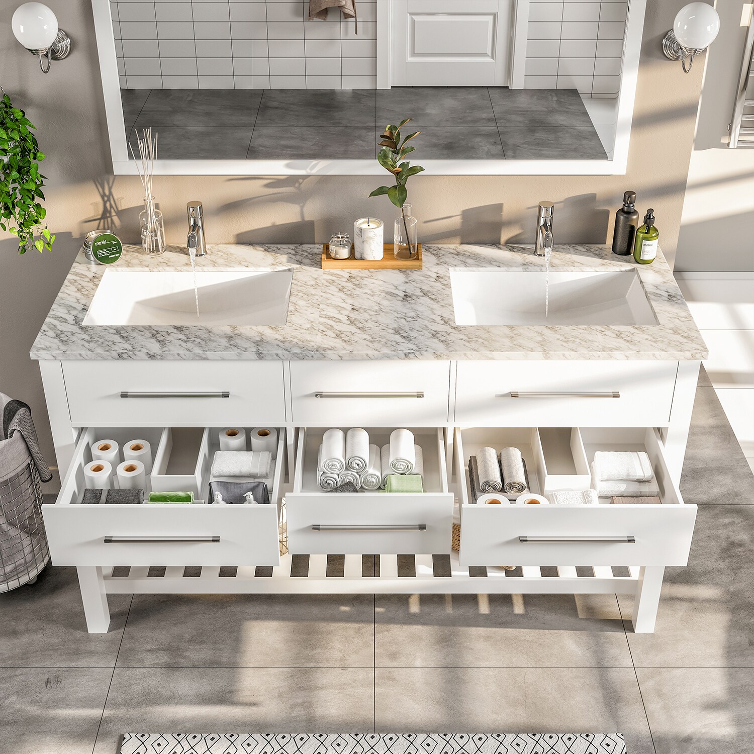 Eviva EVVN512-60WH Bath-Vanity-Combo - View #4