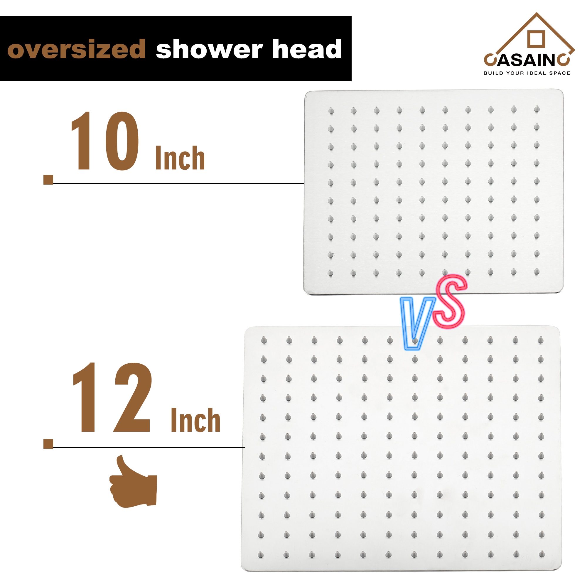 CASAINC CASA09BN Showerhead-Bar-Panels - View #8