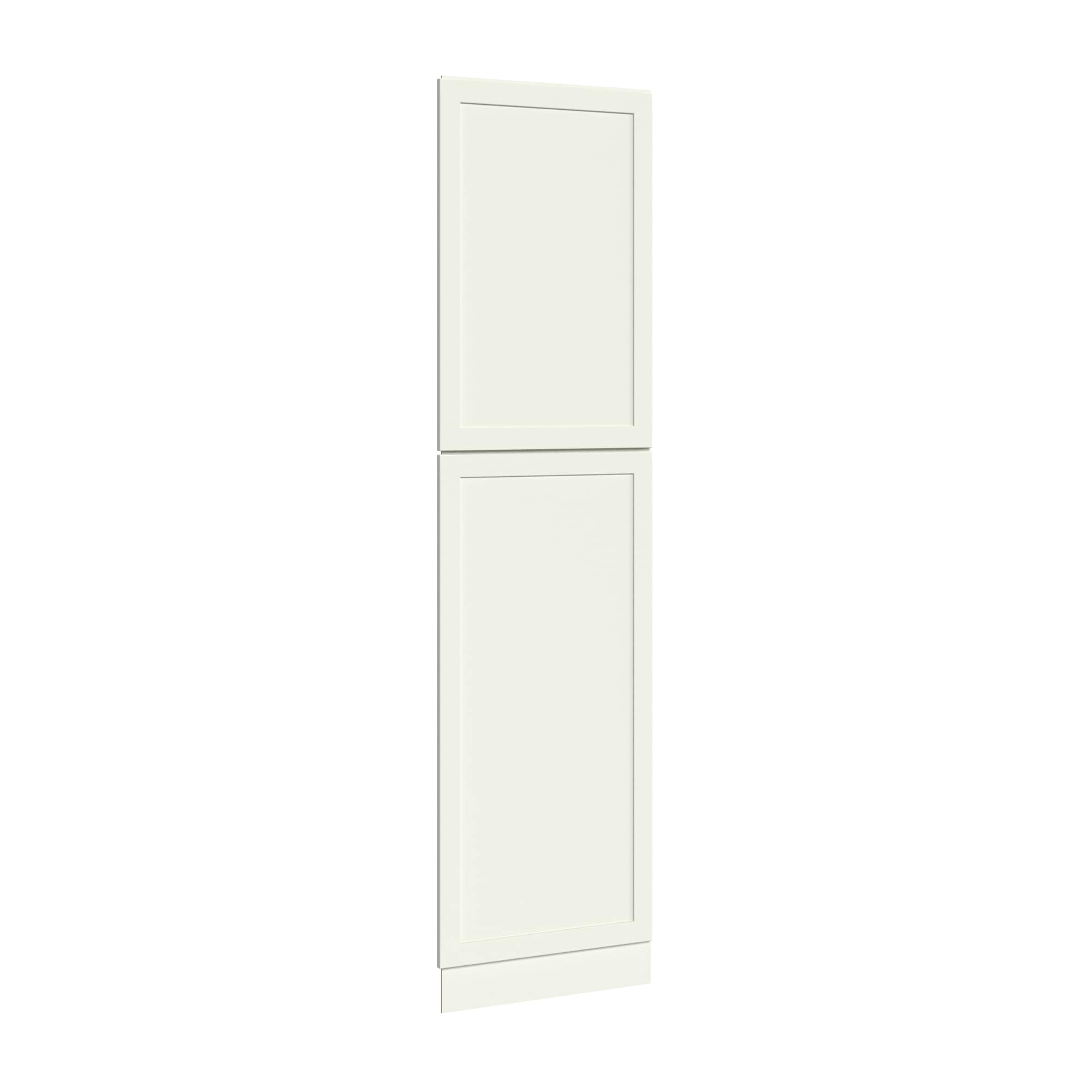 KraftMaid Momentum MTEP2490.UETG71 Deveron Cabinet End Panel 23.25-in W x 90-in H x 0.188-in D Dove White Painted (Pantry Cabinet End Panel)