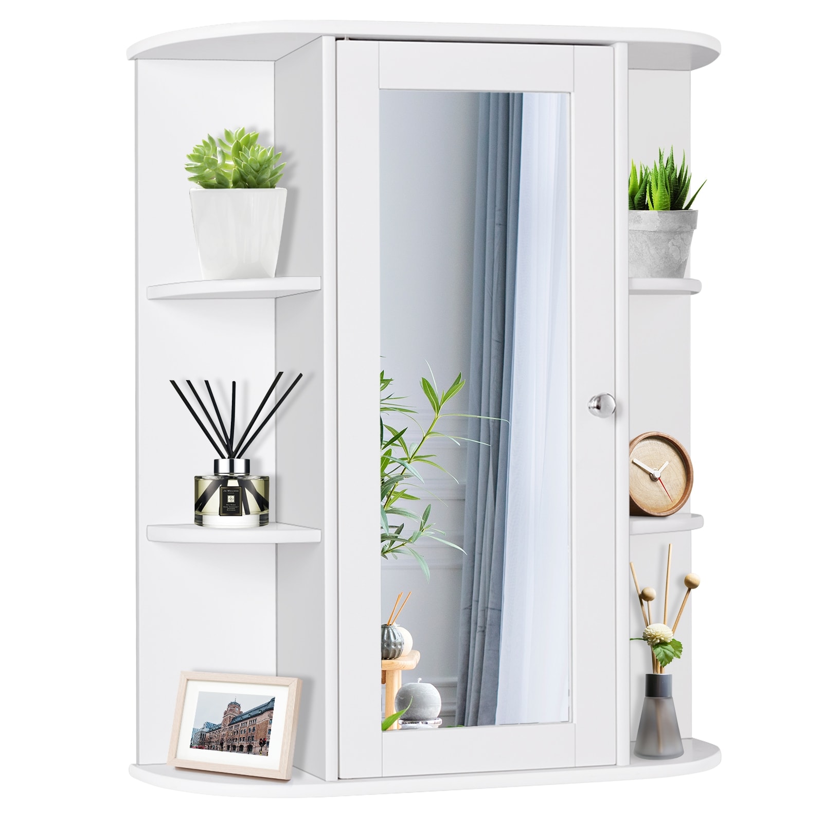 WELLFOR OUG58718WH Bathroom-Medicine-Cabinets - View #11