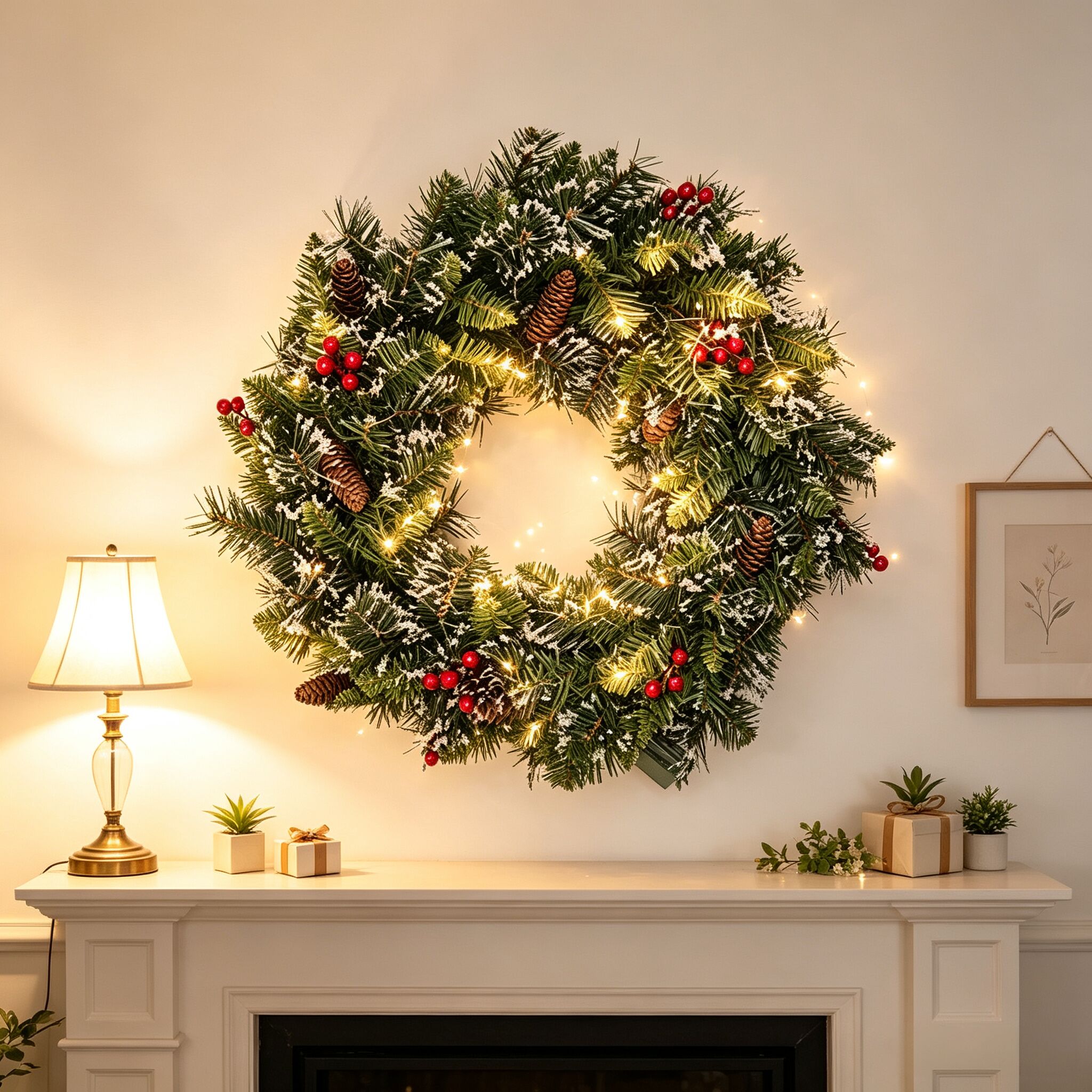 Garvee BPL-1PGRSGTQN6MFD Artificial-Christmas-Wreaths - View #2
