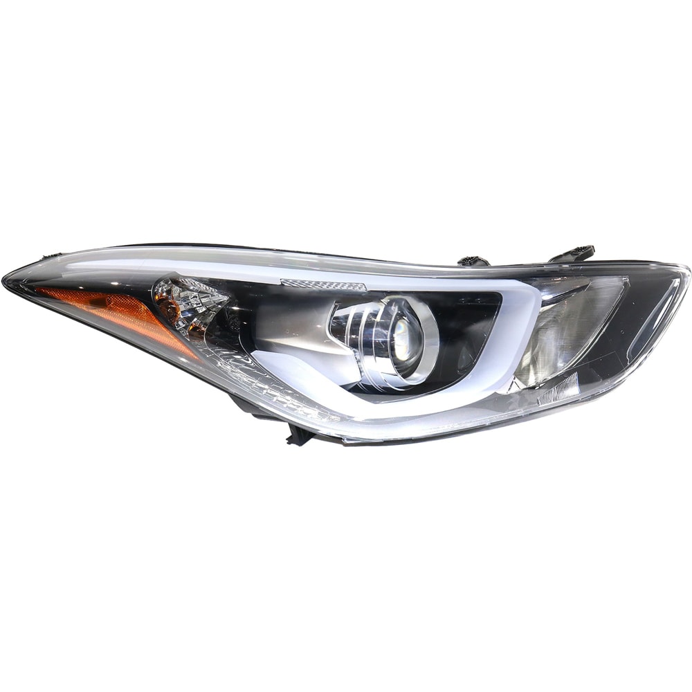Garage-Pro JCWREPH100395GP Passenger Side Headlight, With bulb(s), Halogen, Coupe 13-14/Sedan 14-16, With LED Position Light