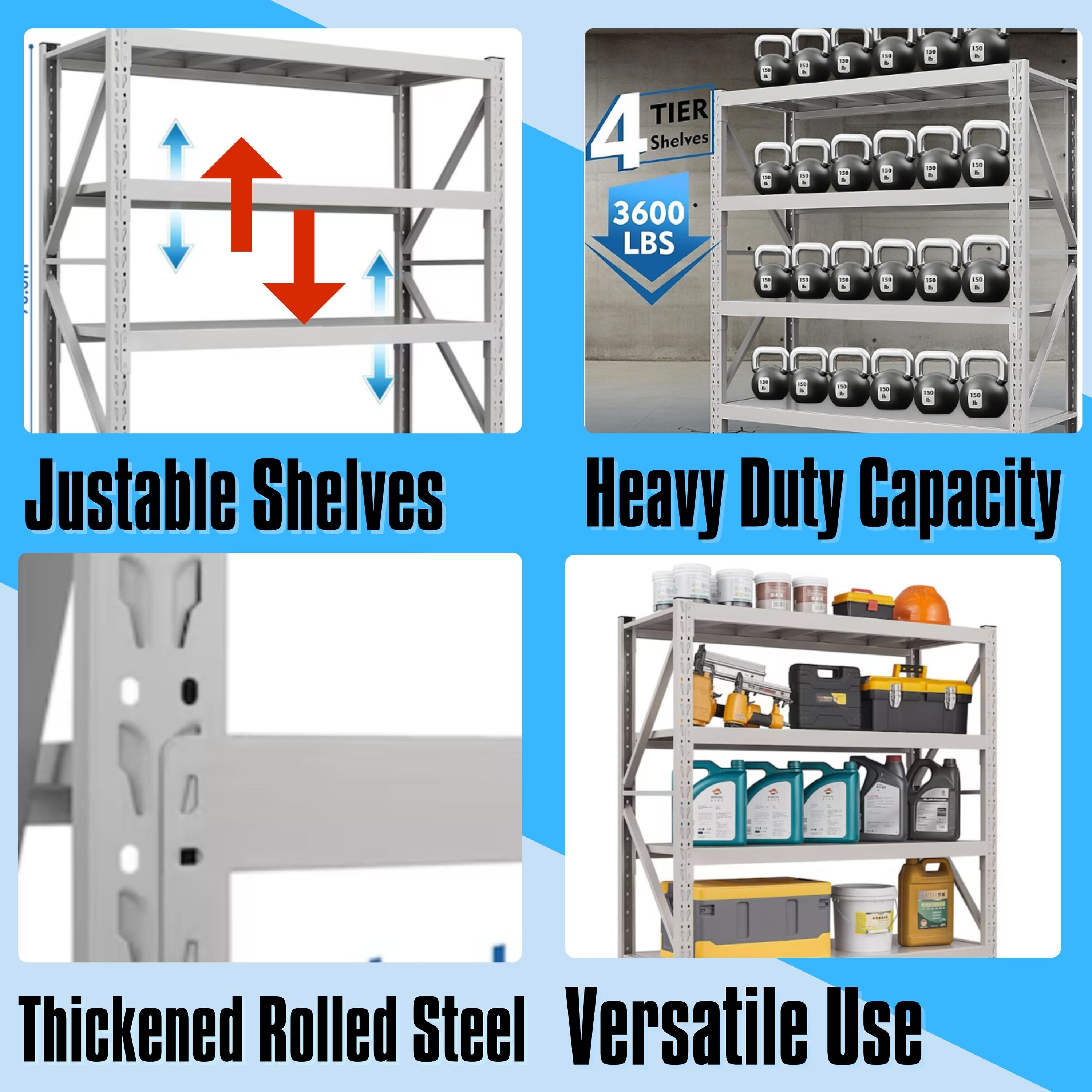 ToolCat BZ-2-50-JYG Free-Standing-Shelving - View #2