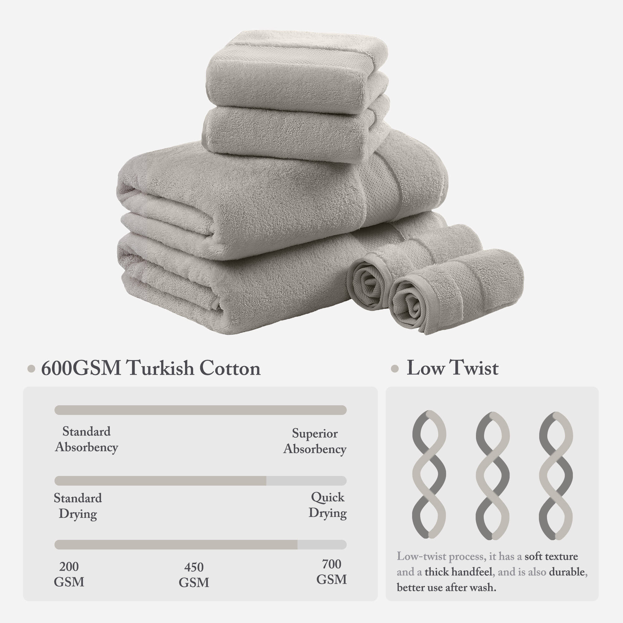 Madison Park Signature MPS73-316 Bath-Towels - View #3