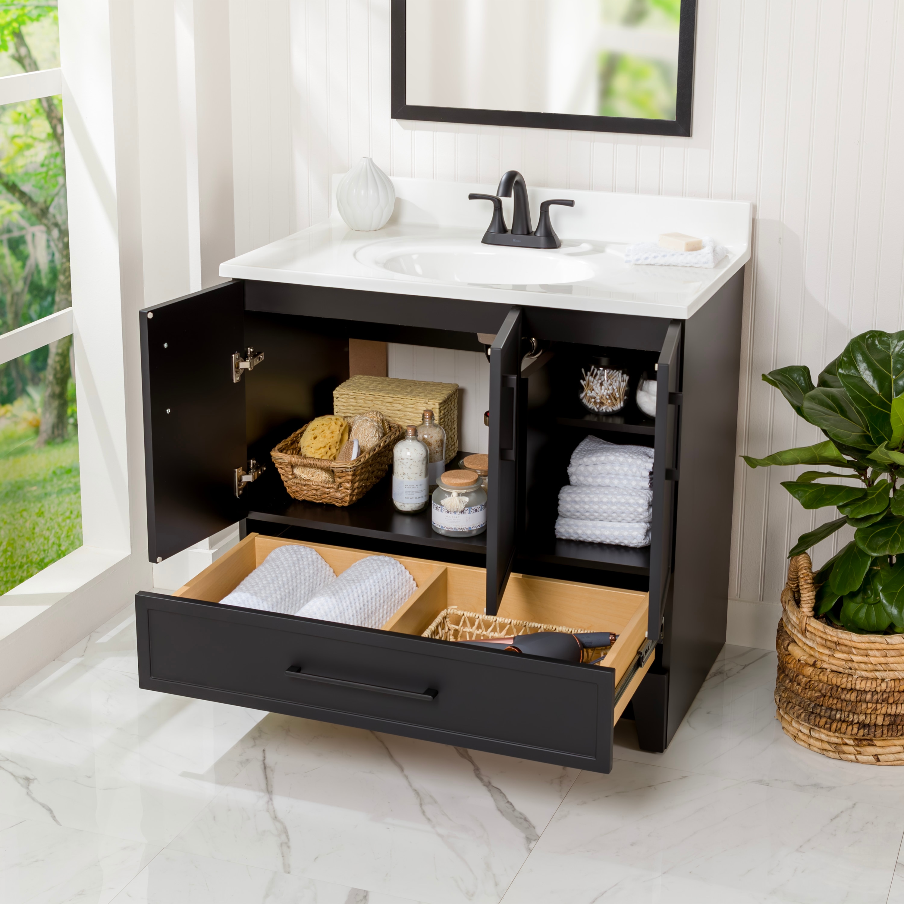 Style Selections ME36P1-MB vanities - View #3