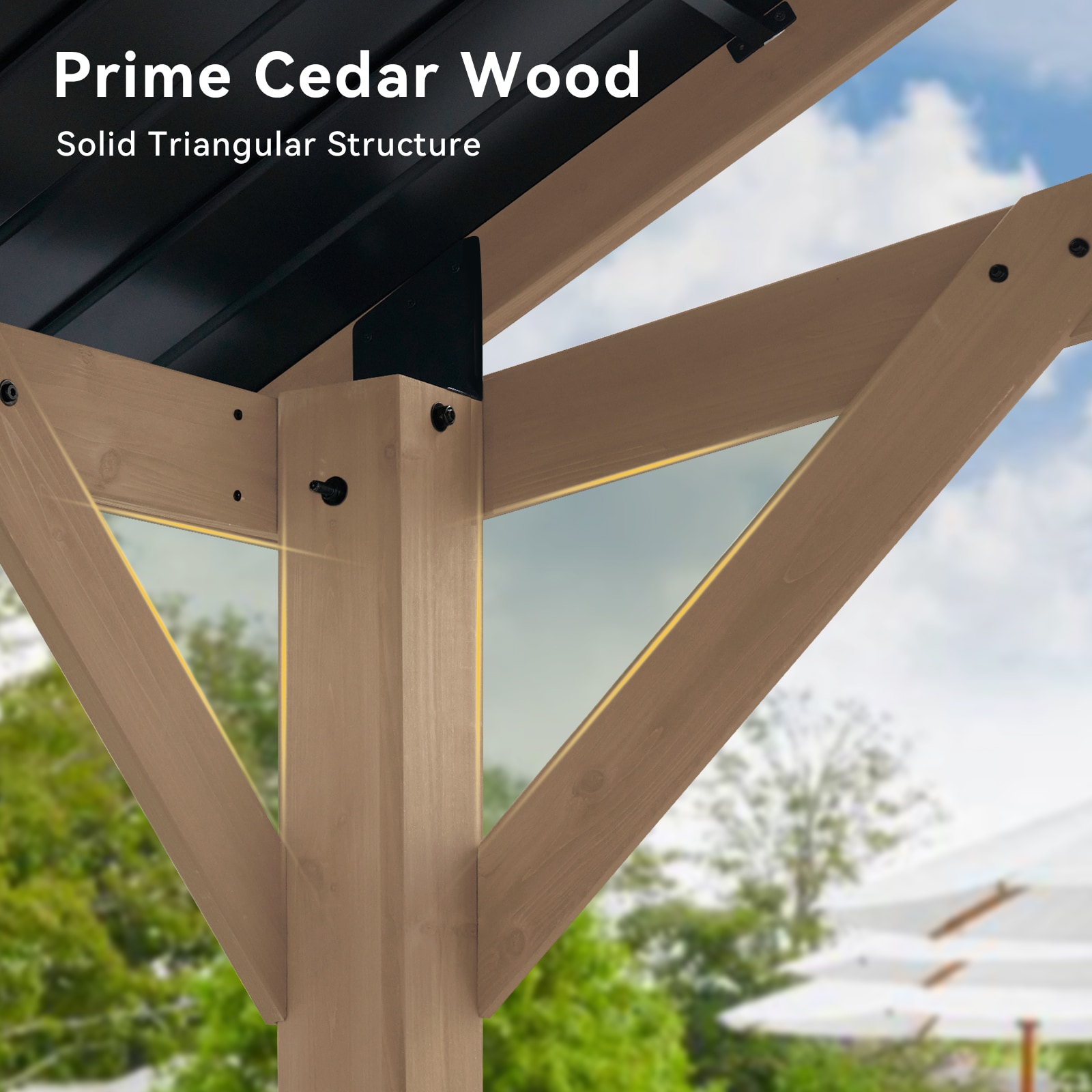 AOXUN G30006 Wood-Resin-Gazebos - View #4