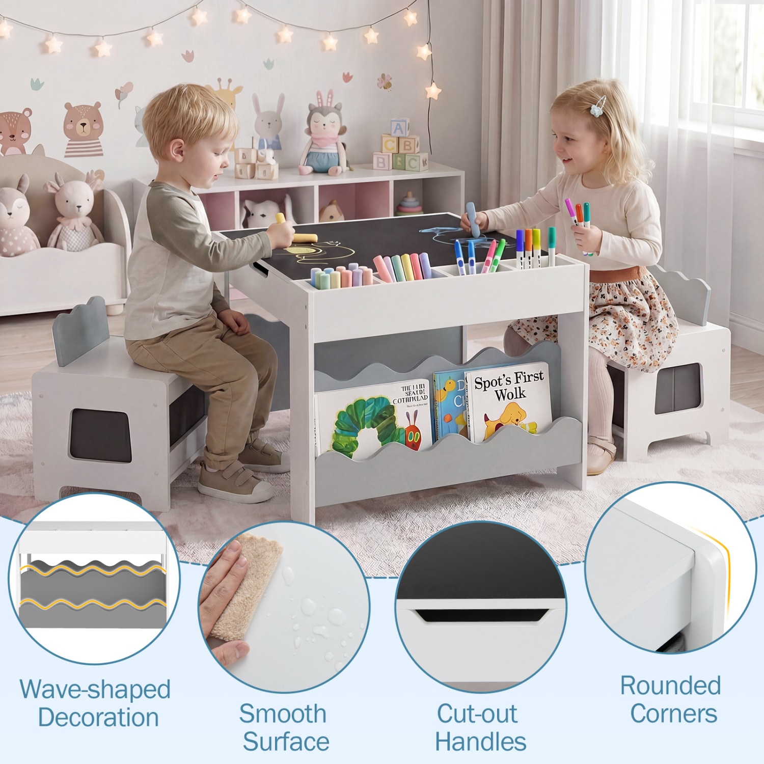 Slickblue D-CO-RG74501YH Kids-Play-Tables - View #6