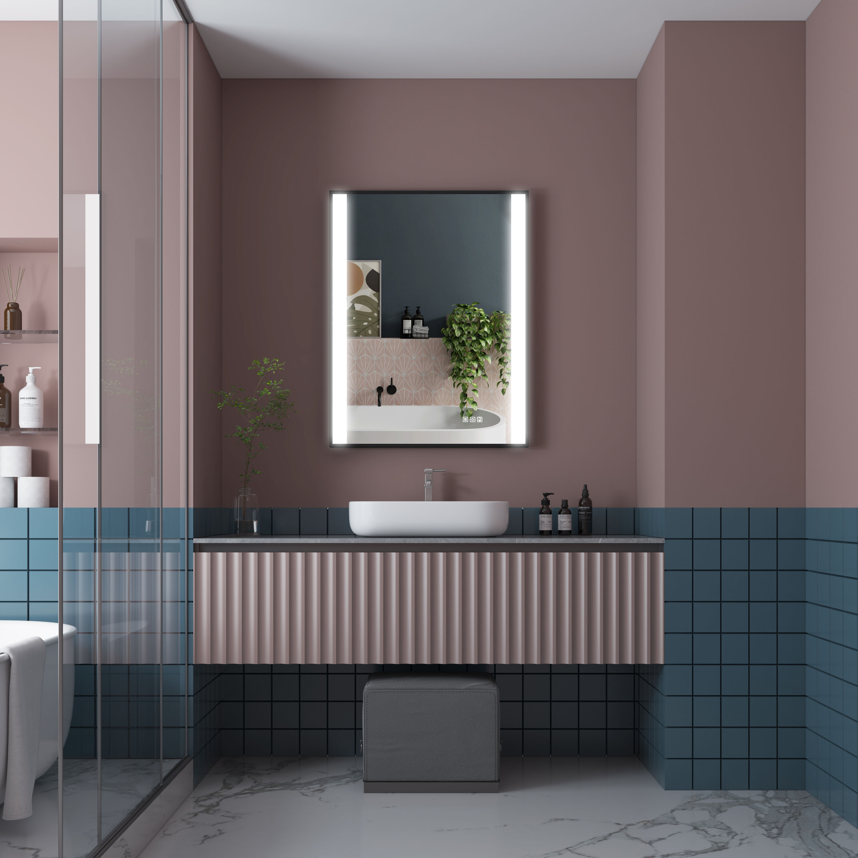 Forclover EVR-BM06 Framed-Bath-Mirrors - View #11
