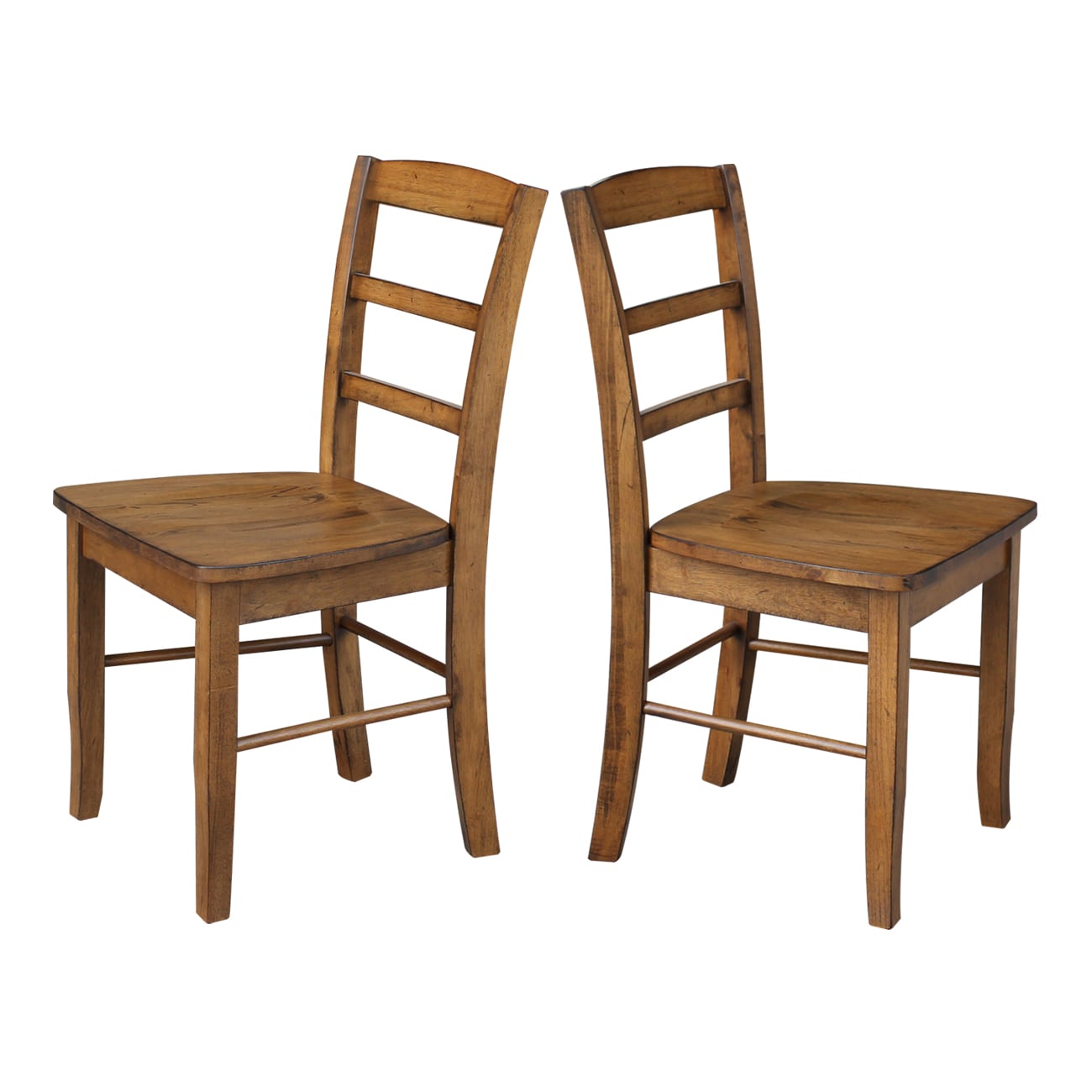 Winsome Wood Benjamin Seating 2 Chairs Ladder Back - Natural BRAND NEW In hot Box