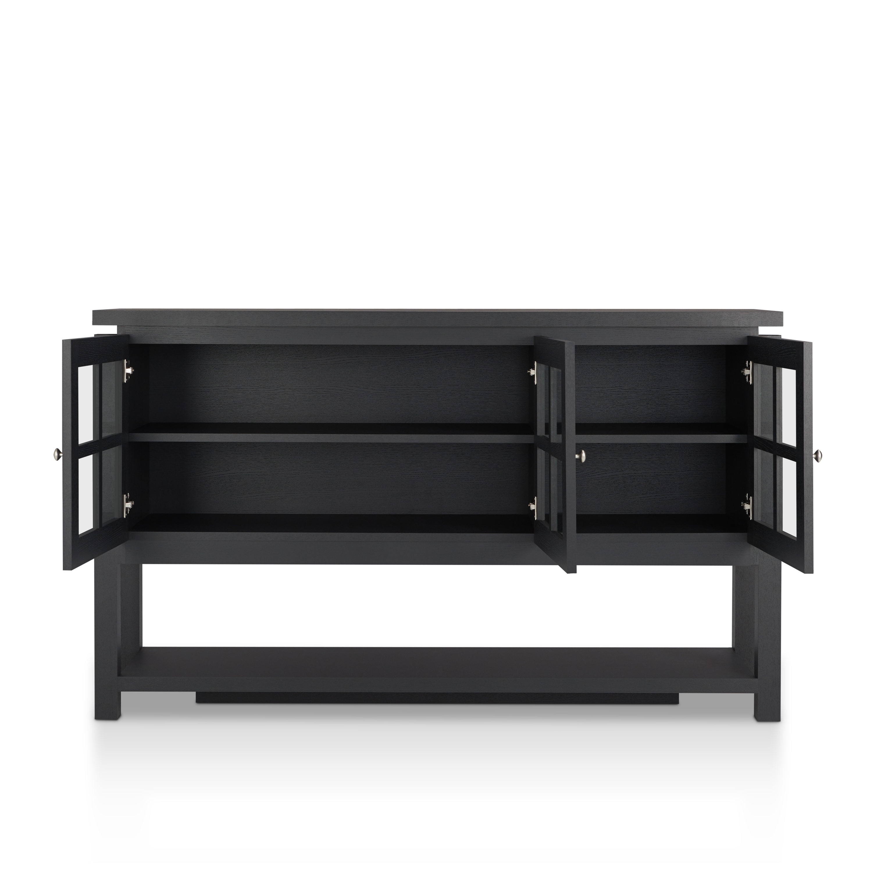 Furniture of America Hagerman Transitional Black Buffet in the Dining ...