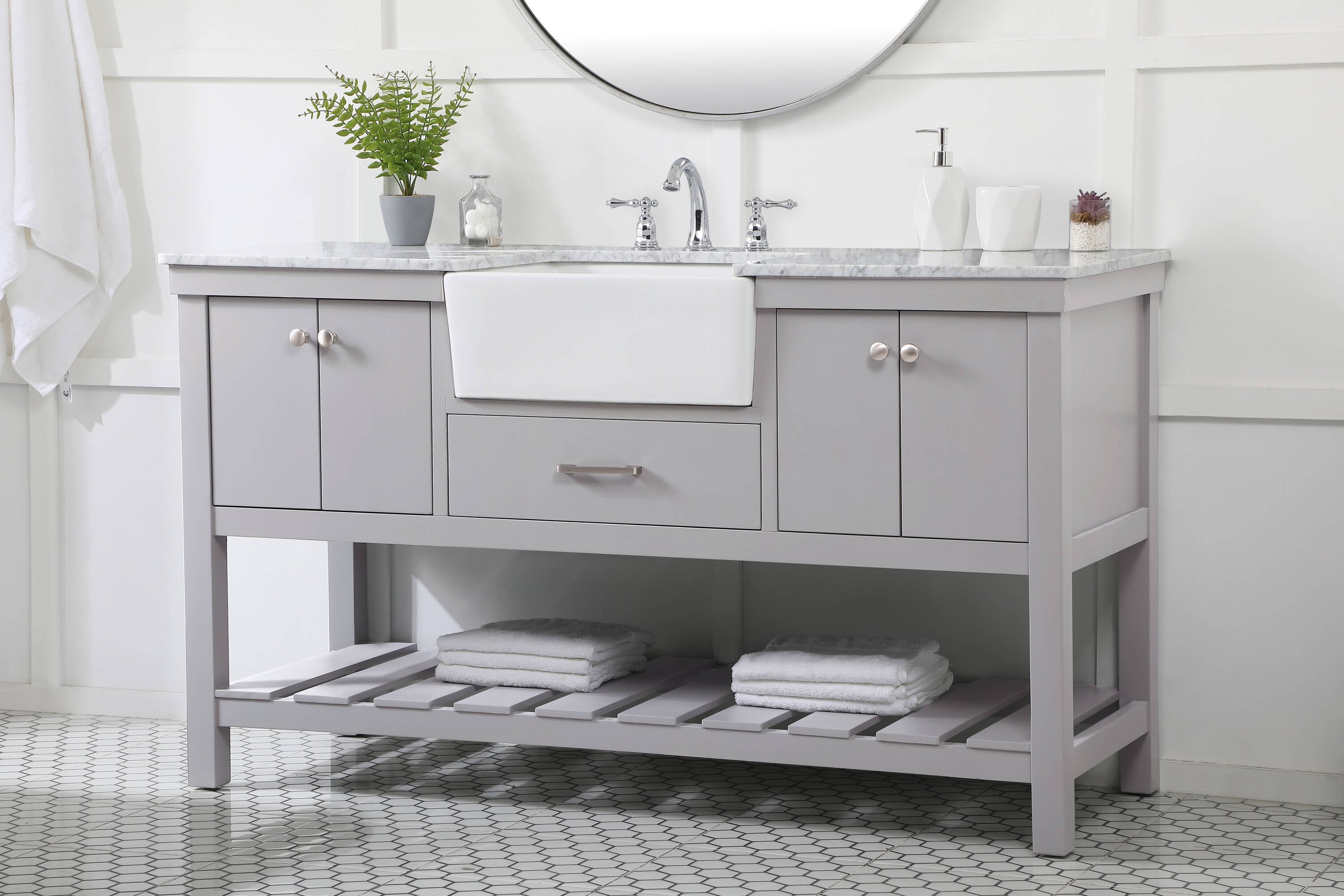 Elegant Decor HF180480GR Bath-Vanity-Combo - View #3