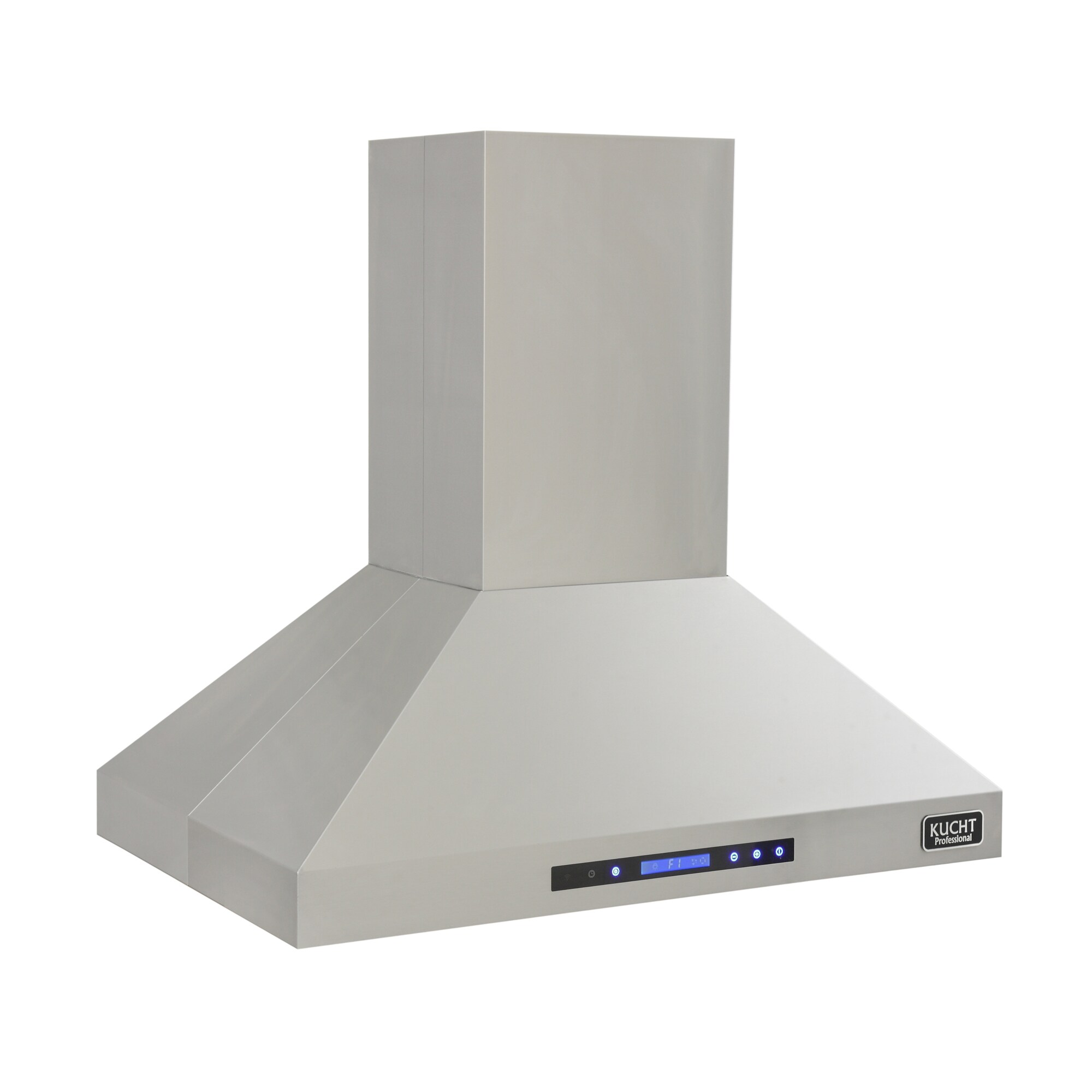 Kucht 36-in 900-CFM Ducted Stainless Steel Island Range Hood in