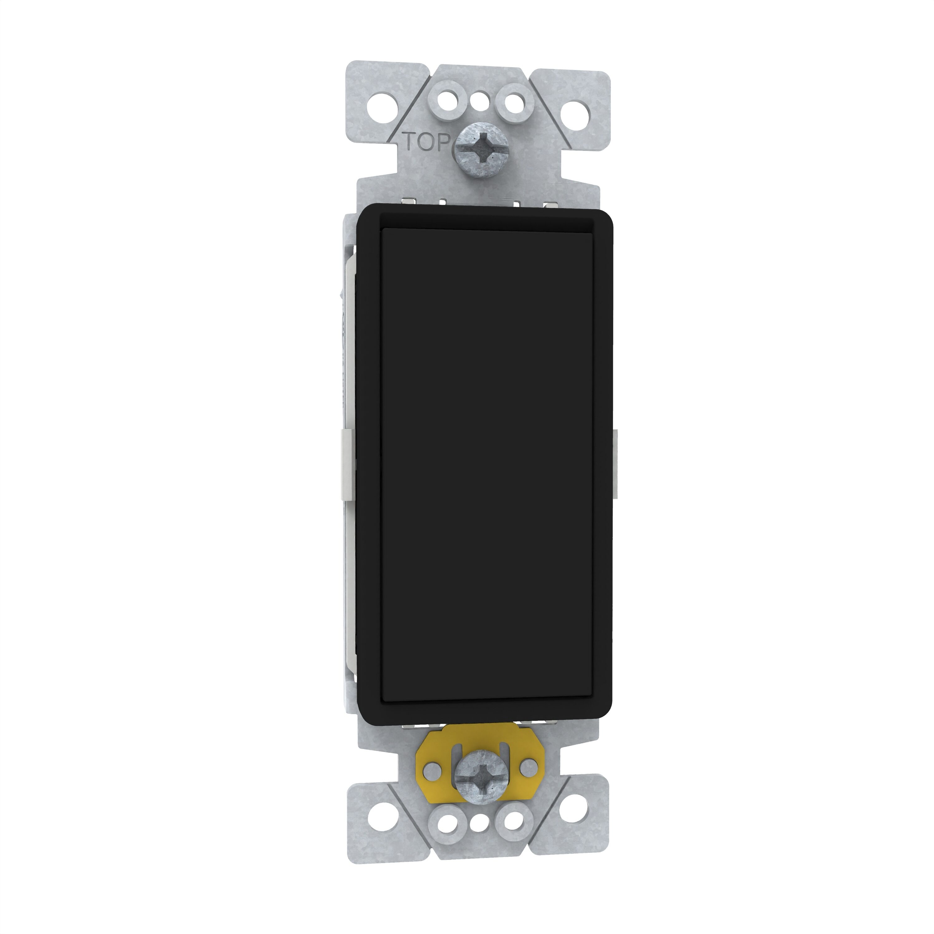 Square D X Series 20-amp 3-way Rocker Light Switch , Black #SQR14231BK