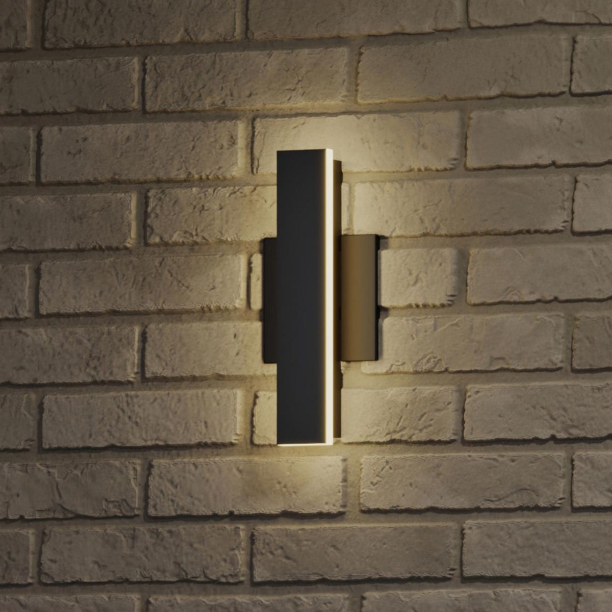 Progress Lighting P560366-31M-CS Z-2040 LED 12-in H Matte Black Hardwired Integrated LED Outdoor Wall Light