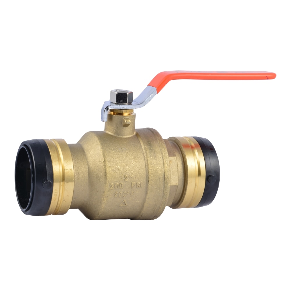 SharkBite UXLBV54 2-in Push-to-connect Brass Ball Valve