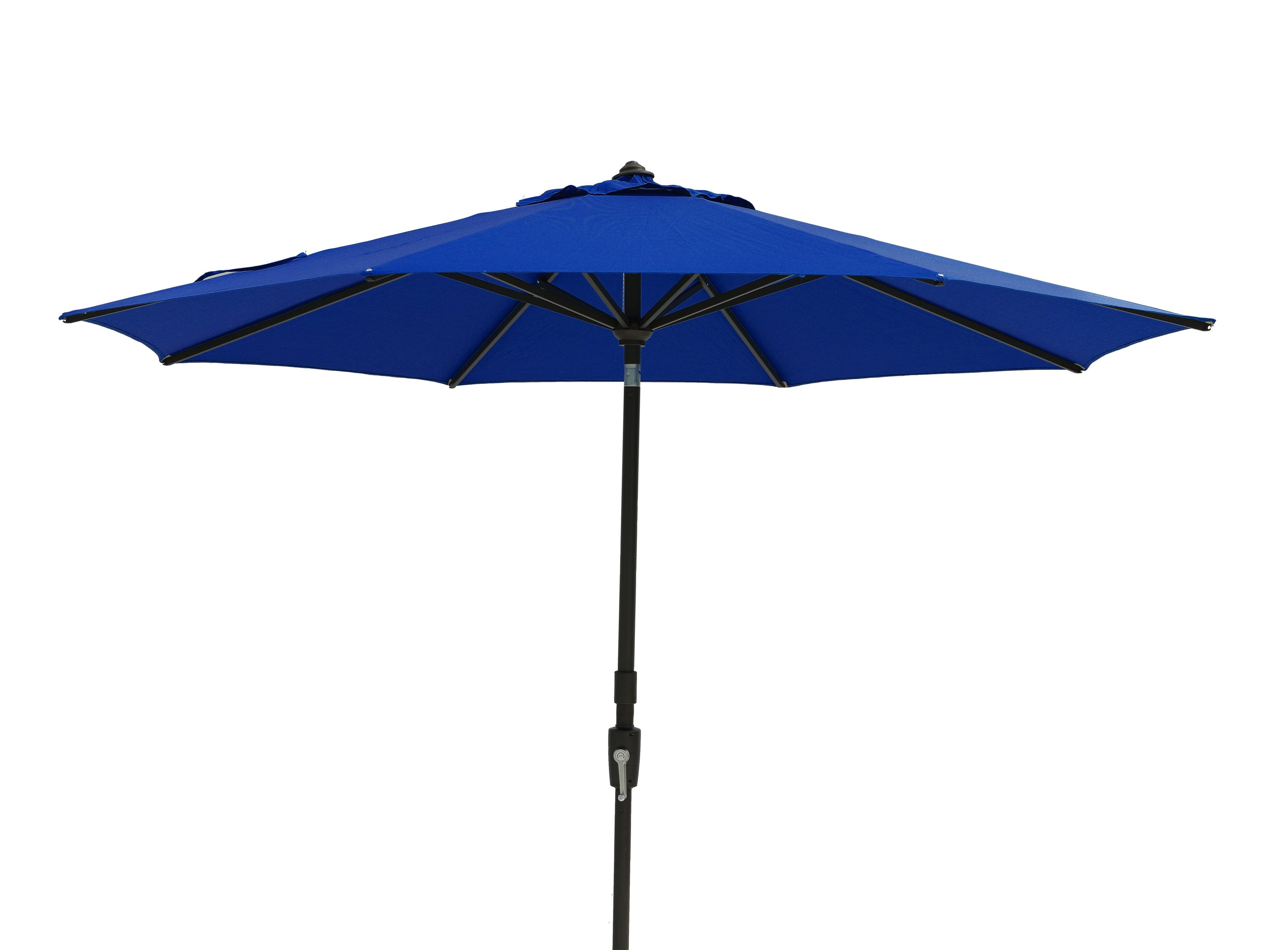 SimplyShade USA38A278MT-LS-COLBT 9-ft Aluminum Blue Slide-tilt Market Patio Umbrella