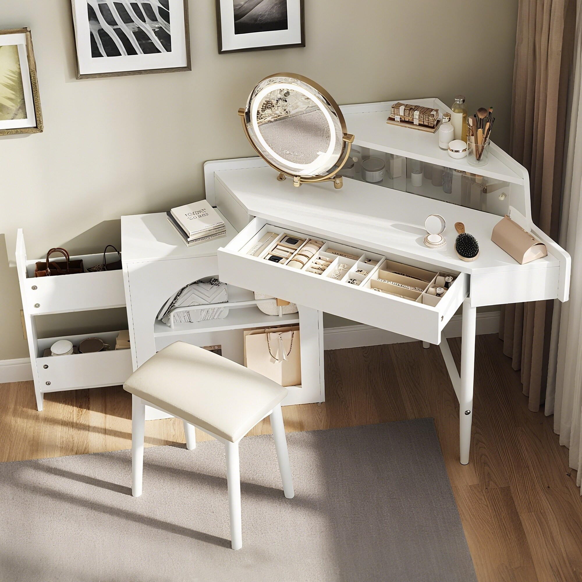 Vorene J-681O7HARQVPD Bedroom-Vanities - View #4