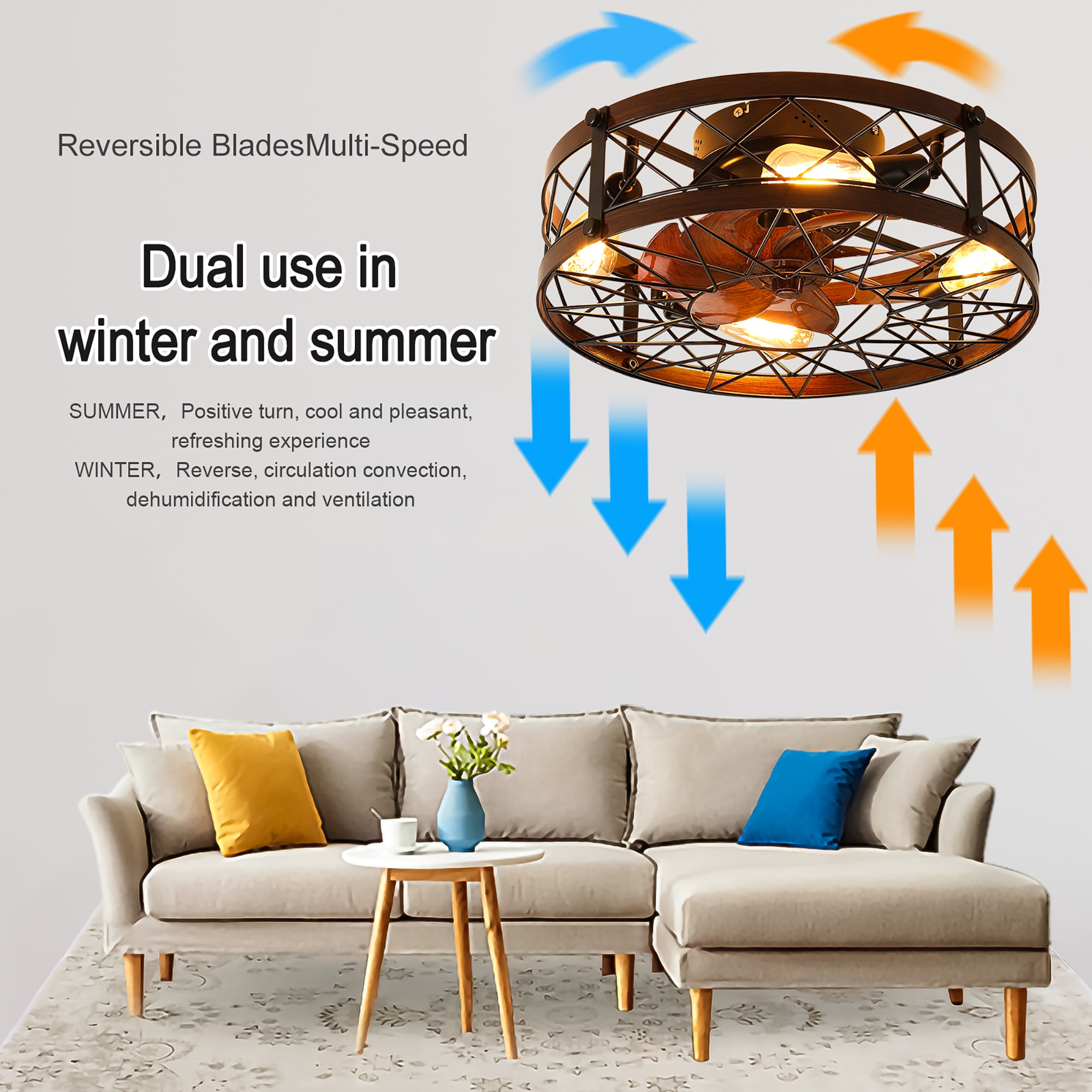 Fun Orange FUNQ3CF03 Ceiling-Fans - View #6