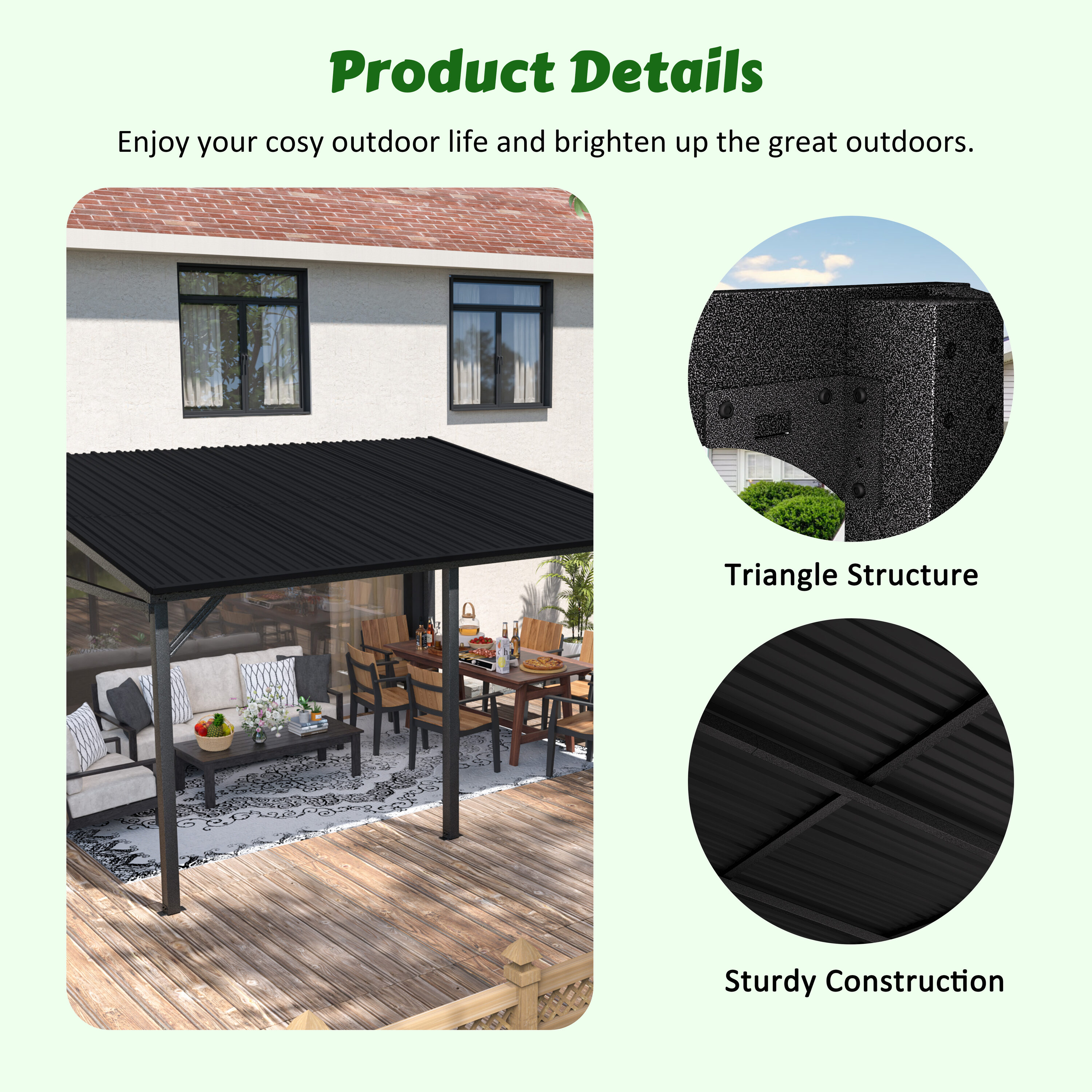 VEIKOUS PG0217-1012-PC1 carports - View #6