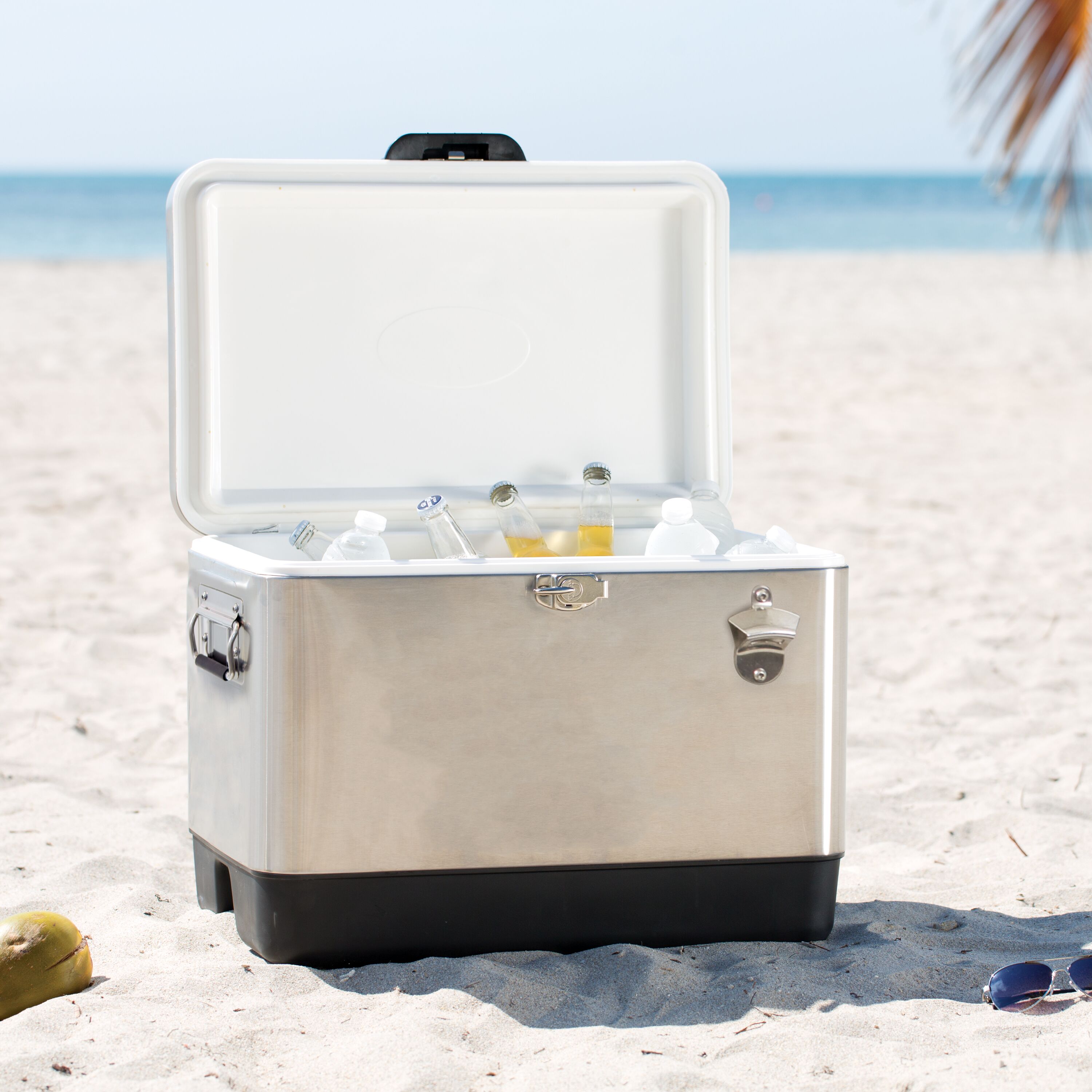RIO Brands Stainless Steel 54-Quart Chest Cooler TC54SS-1 at Lowes.com