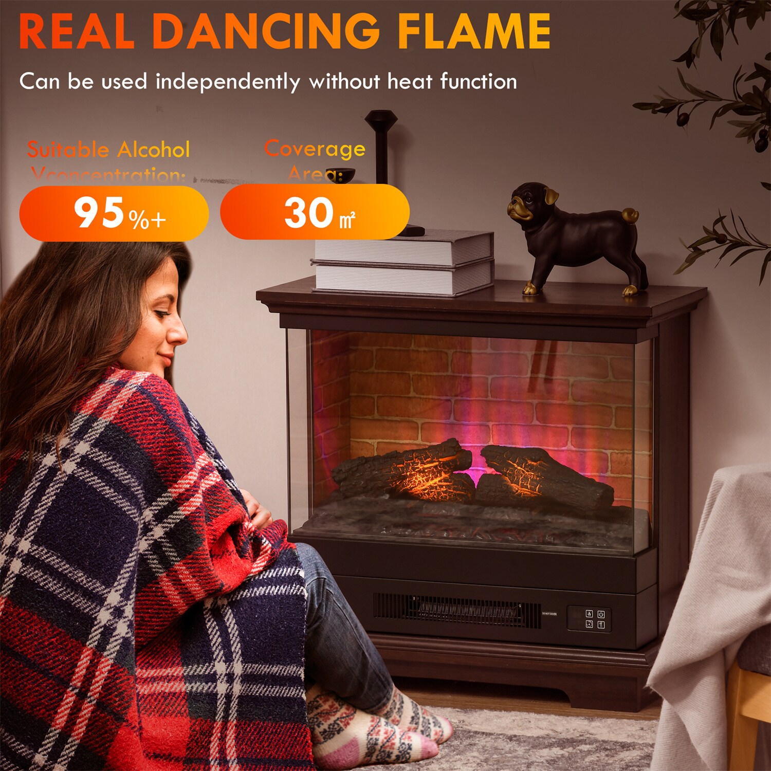 BABOOM BOM-P173996-OR Electric-Fireplaces - View #5