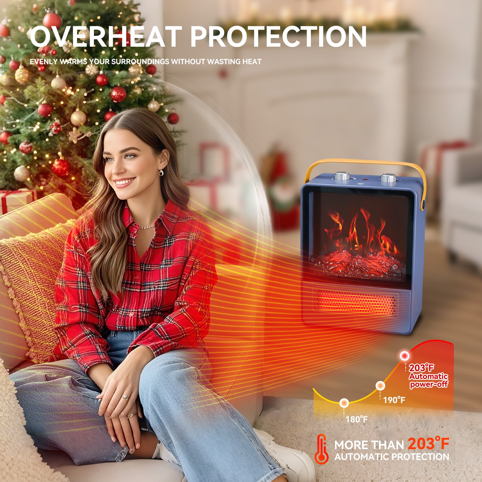 TEMPWARE TWFP10BL Electric-Fireplaces - View #4