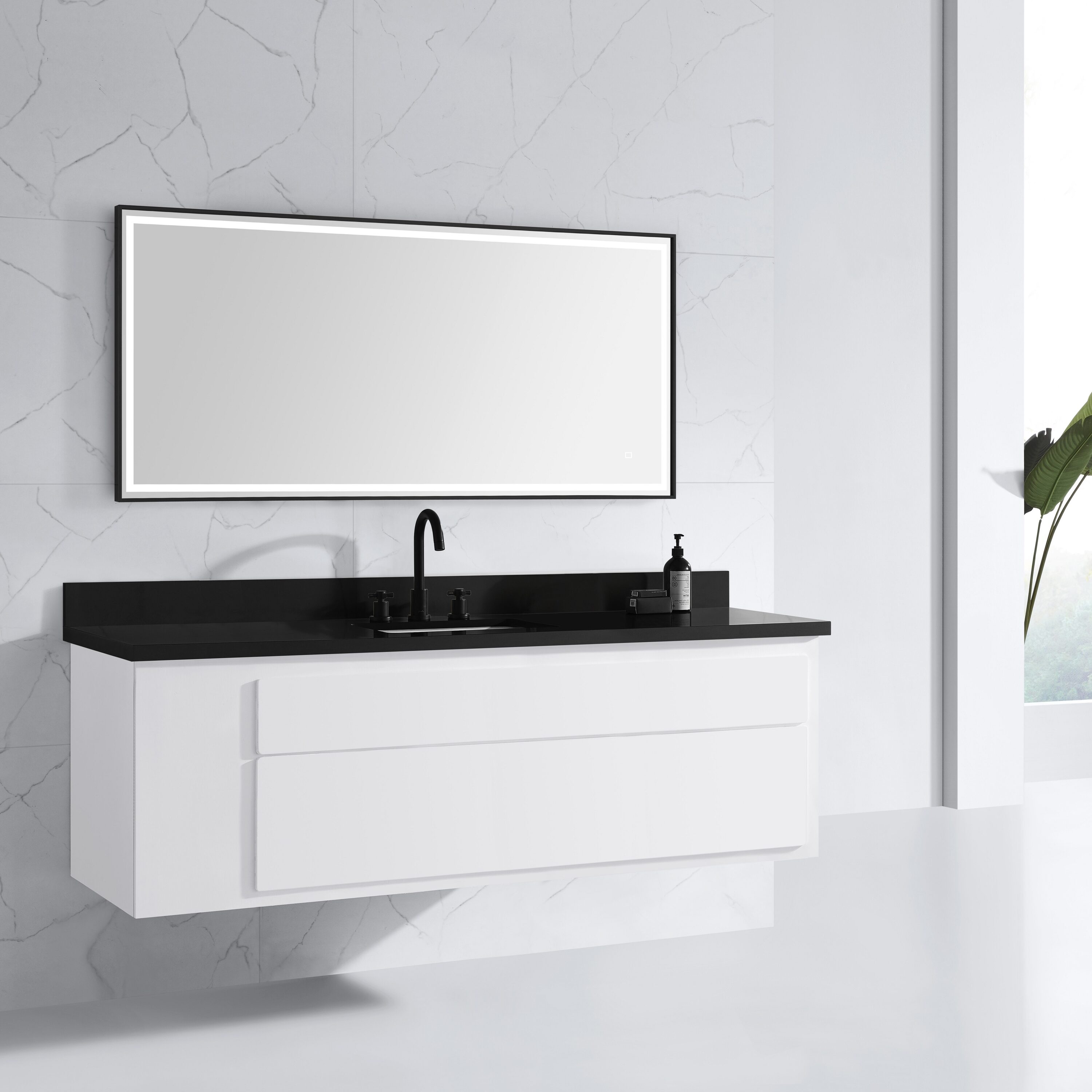 Avanity LED-M59-MB Framed-Bath-Mirrors - View #6