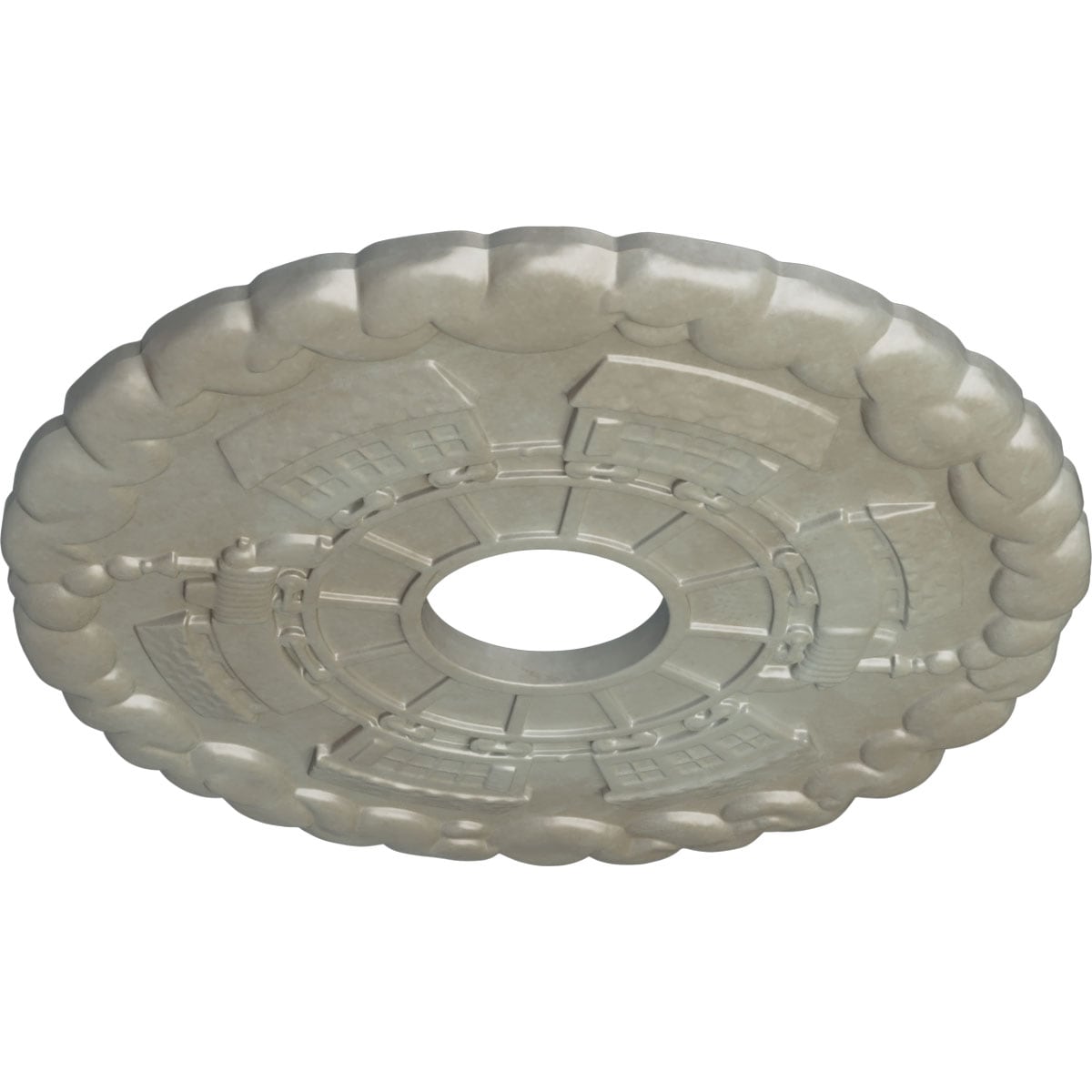 Ekena Millwork CM18KDFLS Ceiling-Medallions - View #2