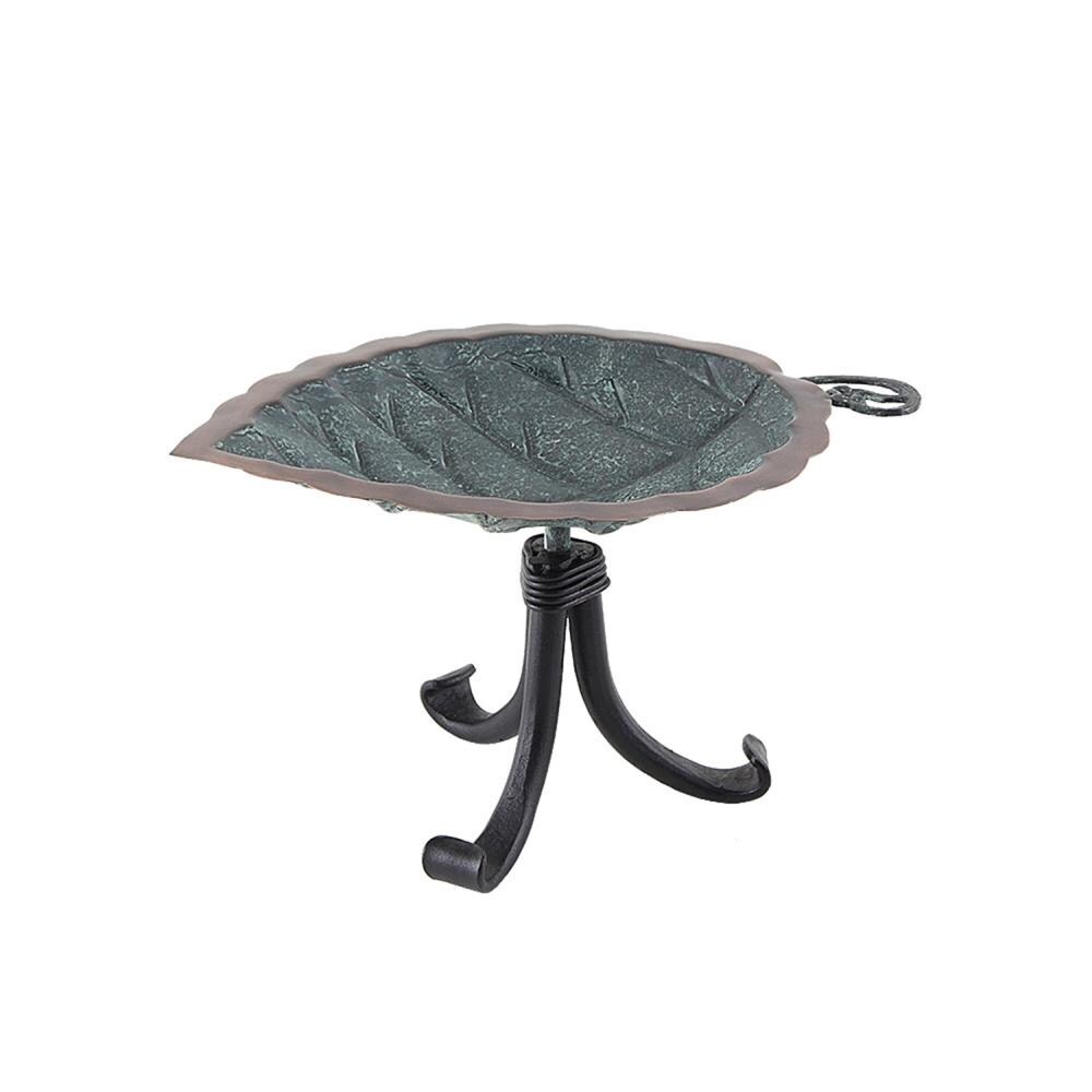 Minuteman International BB-04-TR 7.5-Inches H Antique Brass Plated Metal Complete birdbath