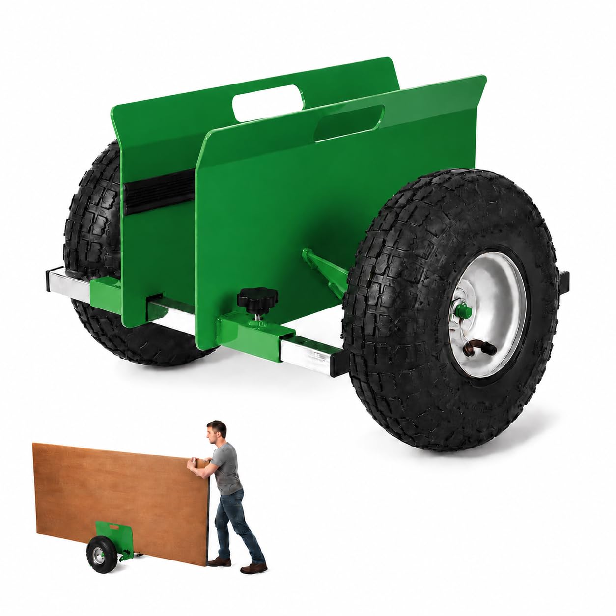 Garvee Heavy Duty Adjustable Panel Dolly 700 LBS Load Capacity 10 Inch ...