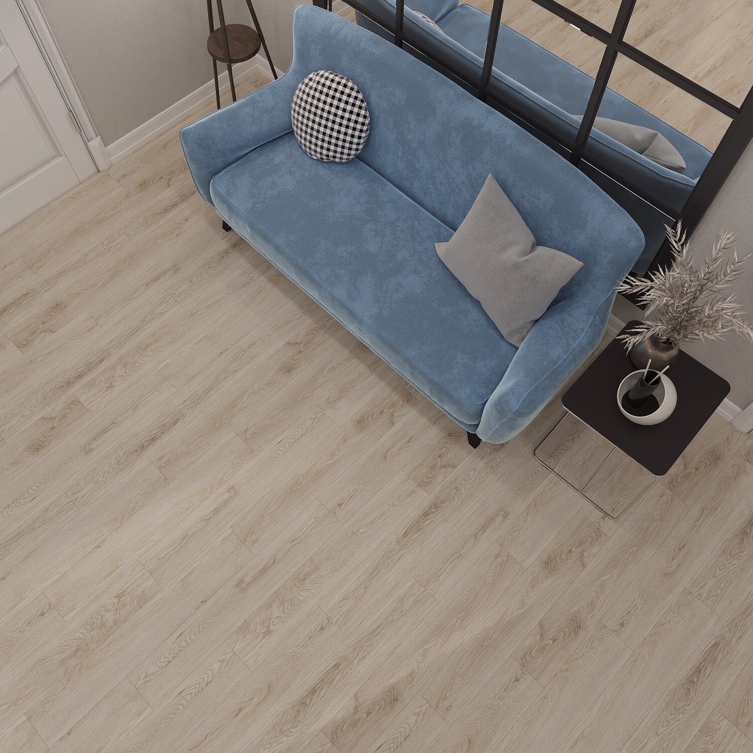 Lucida USA (Sample) PresCore Blonde Brown Wood Look 12-mil Water Resistant Glue Down Vinyl Tile