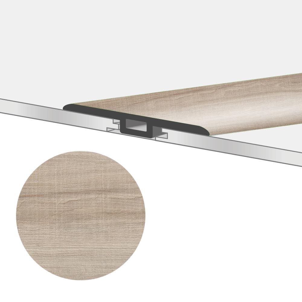 Lucida USA MC-504TM MaxCore T-moulding Carnelian 0.27-in T x 1.75-in W x 48-in L Vinyl T-moulding