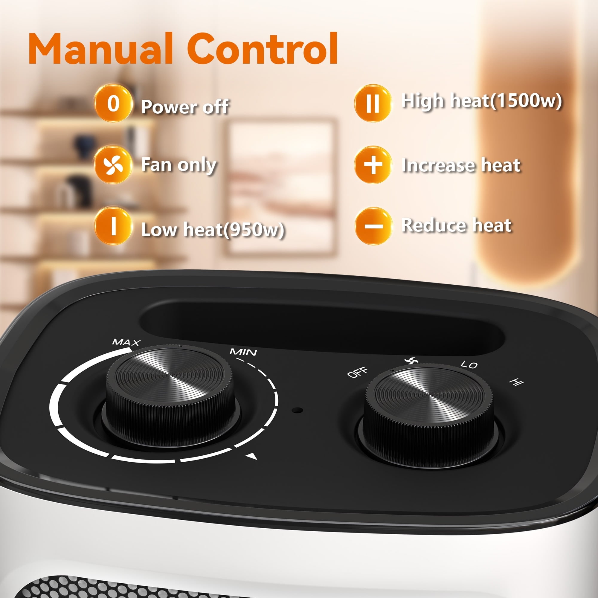 COWSAR LSCE36SPH18W Portable-Electric-Heat - View #3