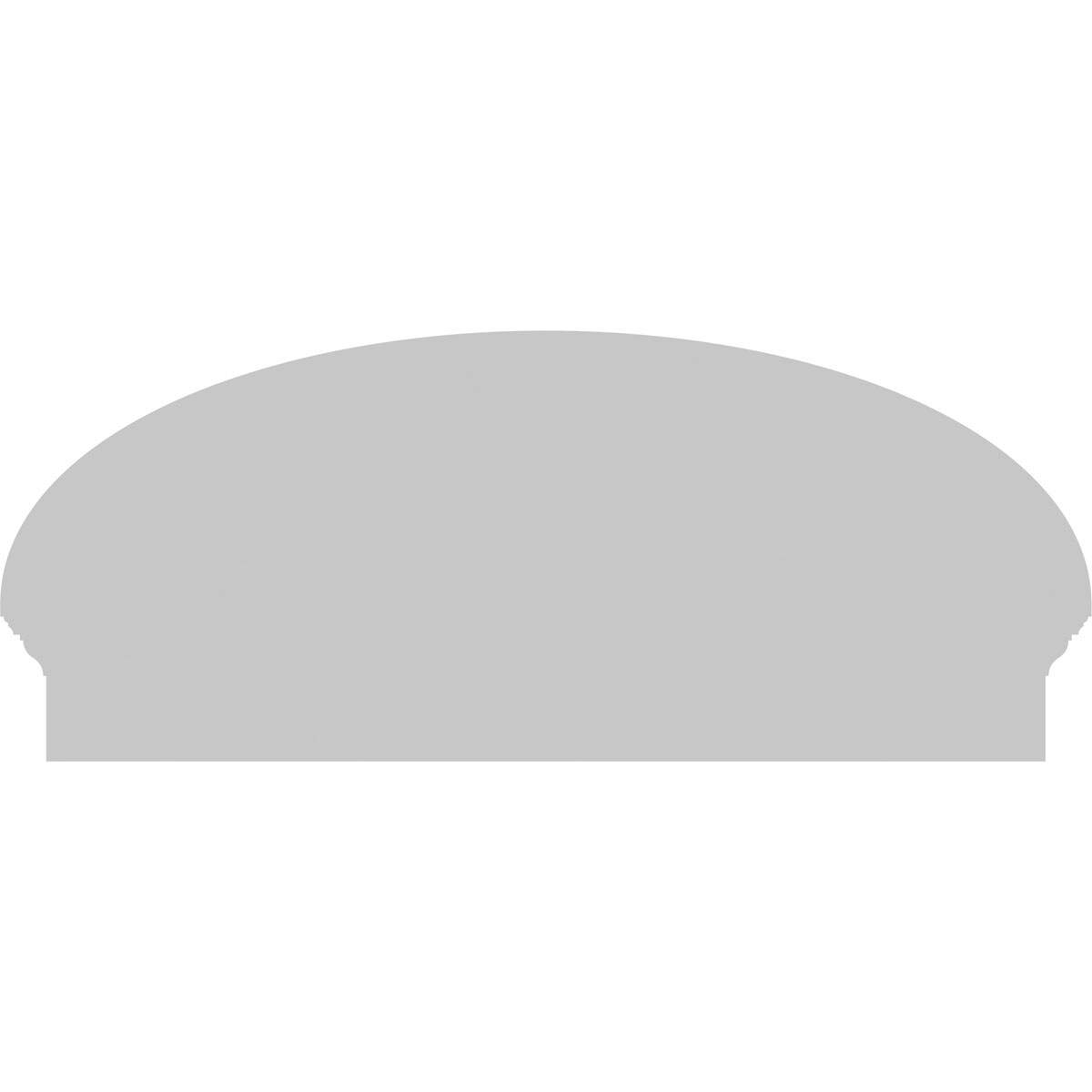 Ekena Millwork PEDPC038X165ELL03 Exterior-Window-Trim - View #5