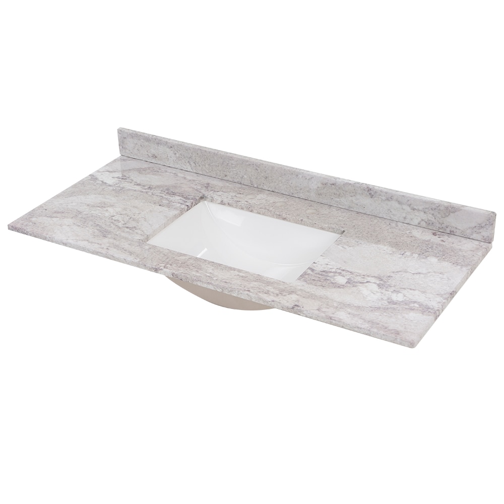 Style Selections Stone Effects 49-in x 22-in Solstice Cultured Marble ...