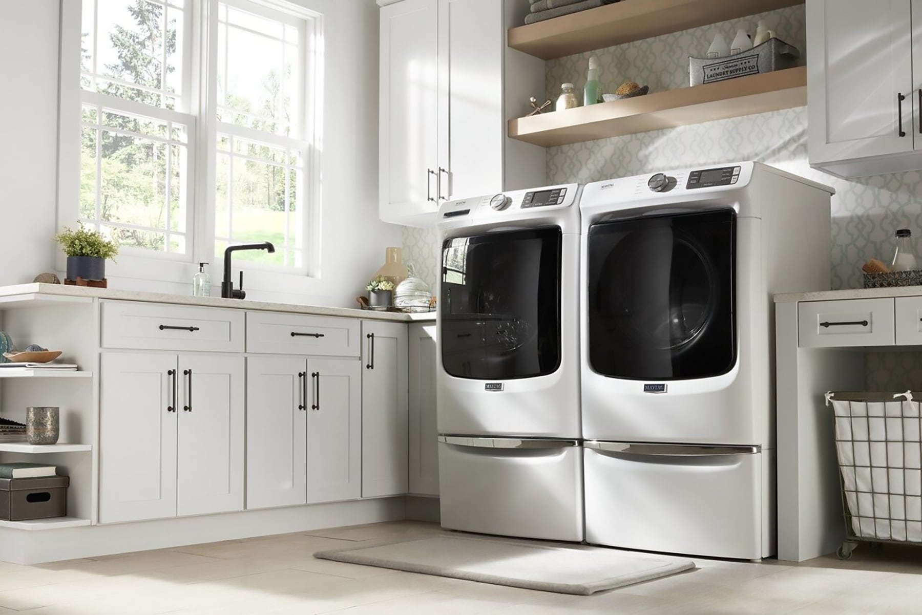 Maytag® 1.1 Cu. Ft. White Over The Range Microwave, Maine's Top Appliance  and Mattress Retailer