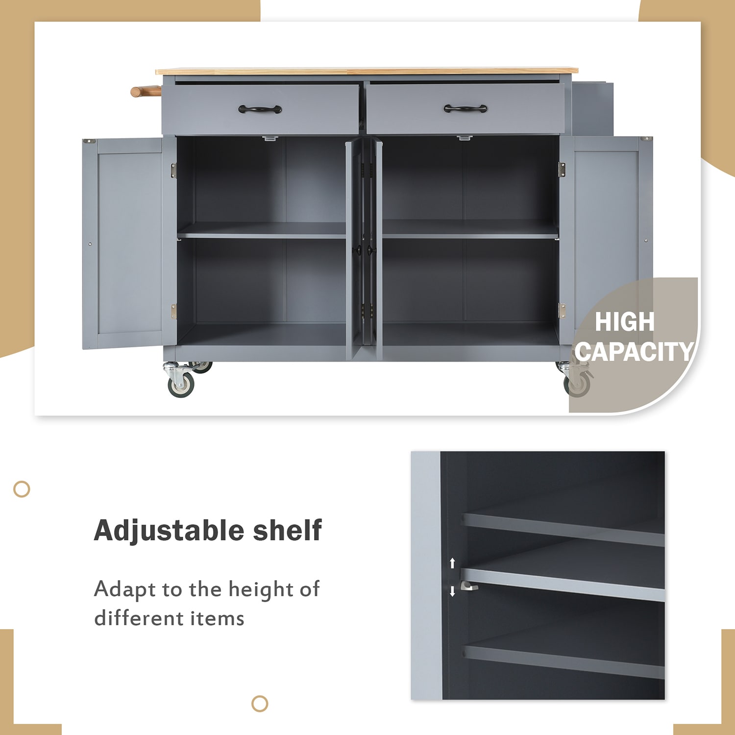 SINOFURN SYB260004GY Kitchen-Furniture - View #12
