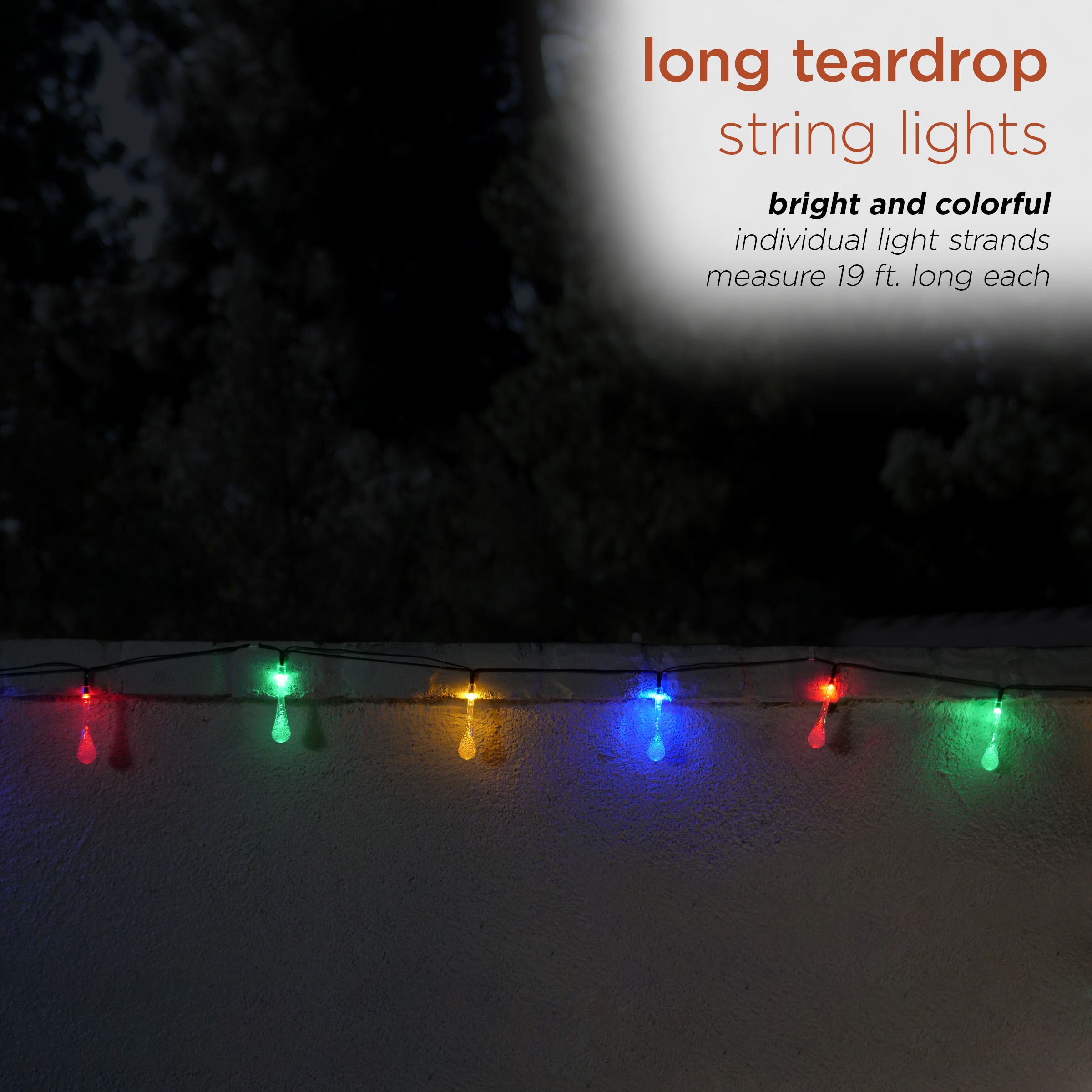 Alpine Corporation QMC198SLR-2 Patio-String-Lights - View #6