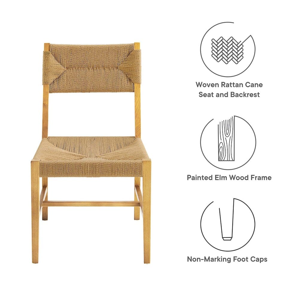 Modway EEI-5489-NAT-NAT Dining-Chairs - View #2