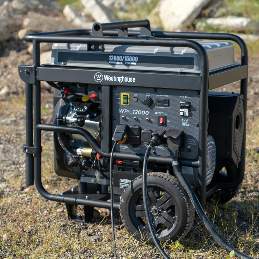 Westinghouse Pro 12000-Watt Gasoline Portable Generator in the Portable ...