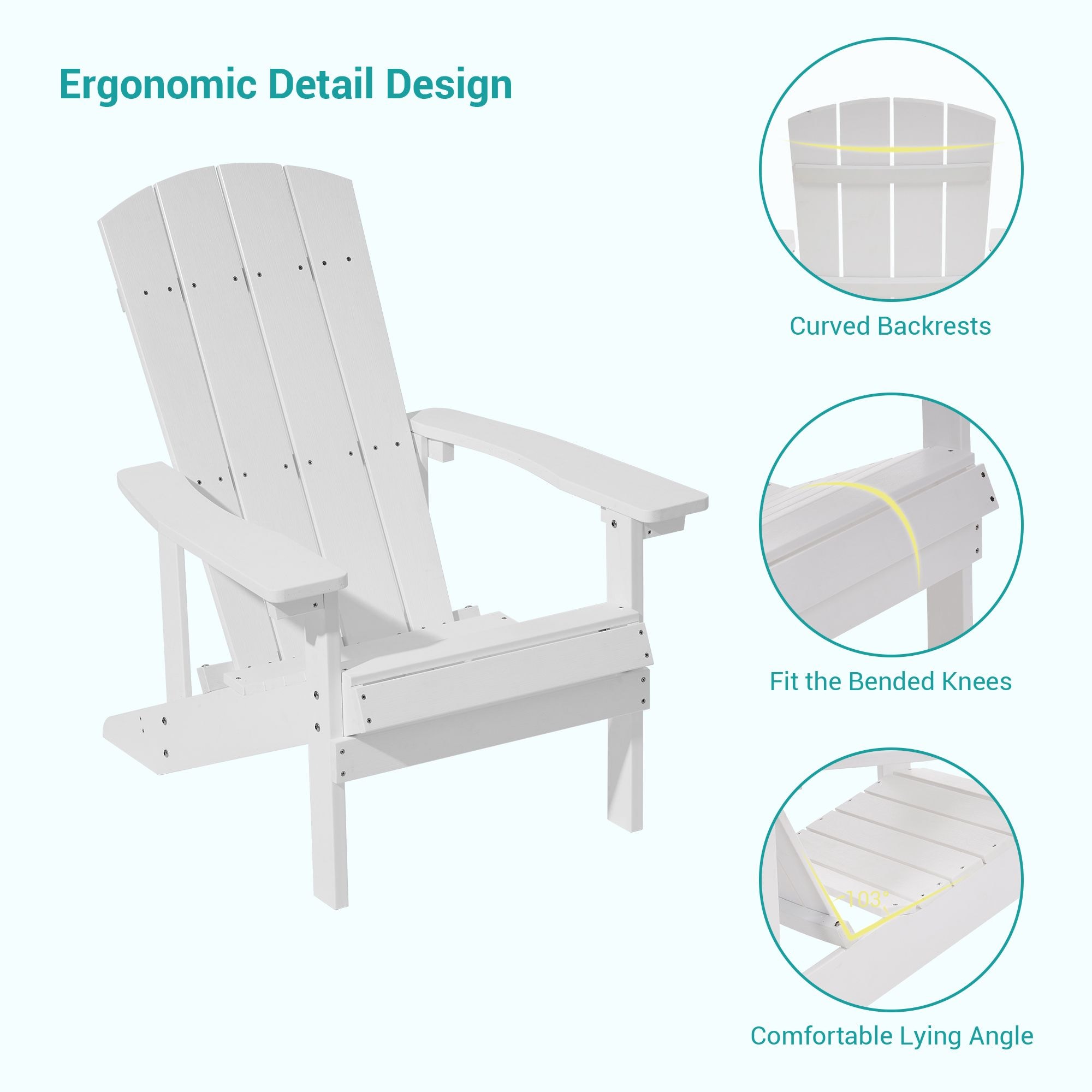 ACEGOSES LW-AC-04-WT Patio-Chairs - View #3
