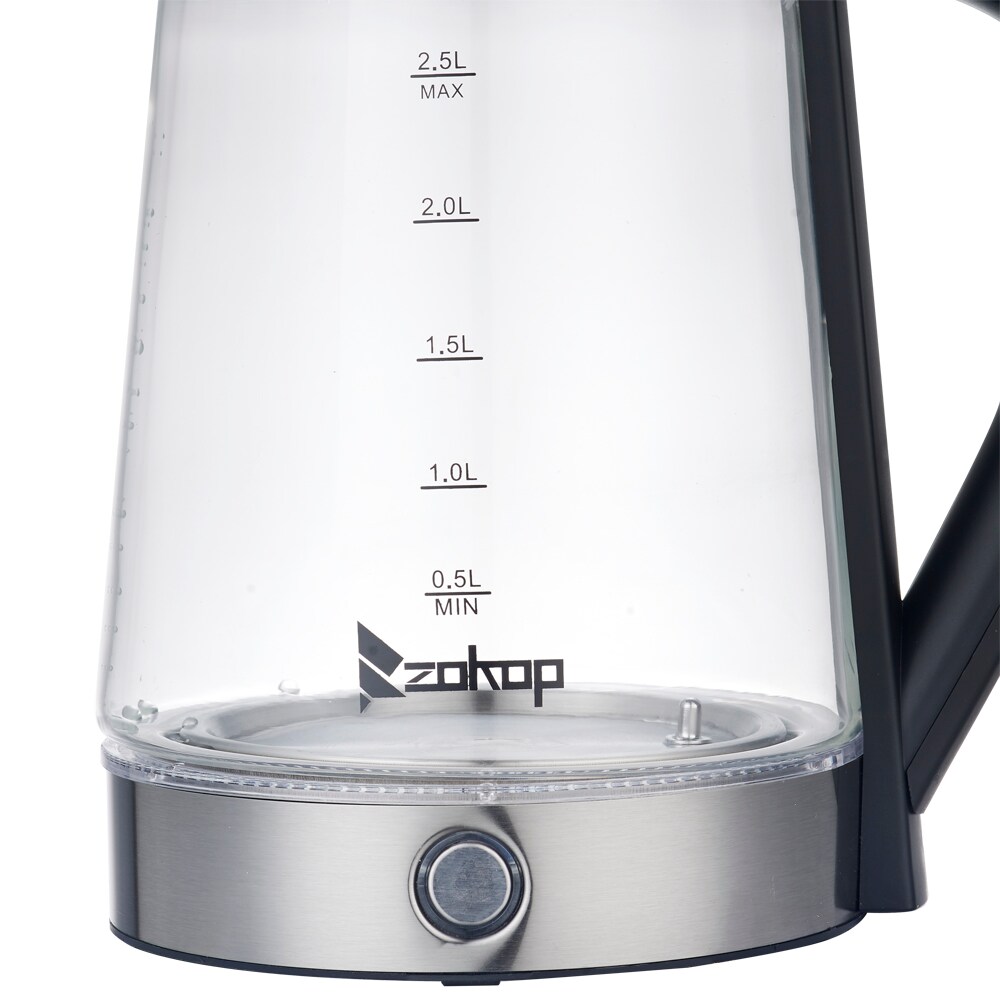 Winado Silver 10-Cup Corded Electric Kettle in the Water Boilers