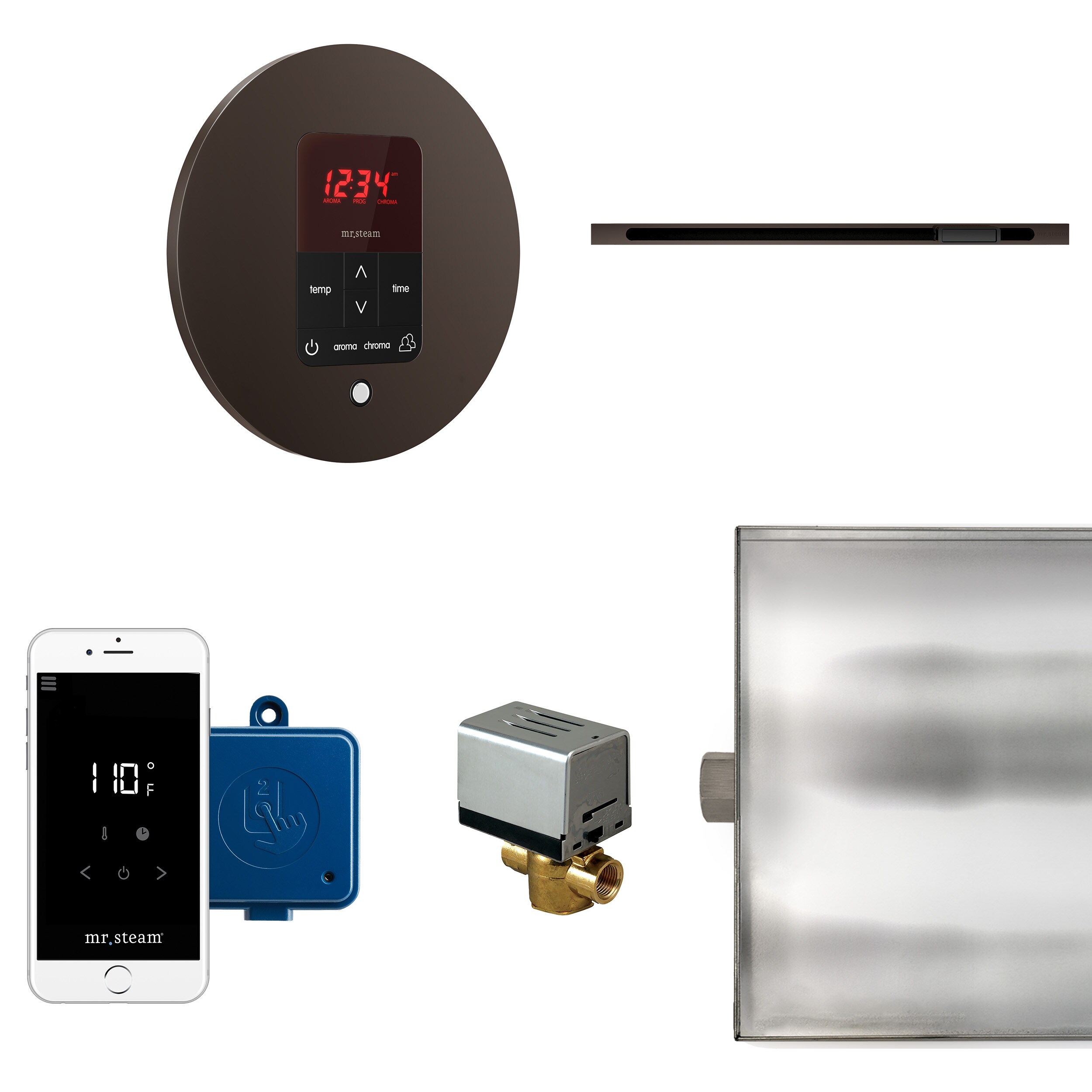 Mr. Steam BTLRL1RORB 120-Watts Oil Rubbed Bronze Steam generator control kit