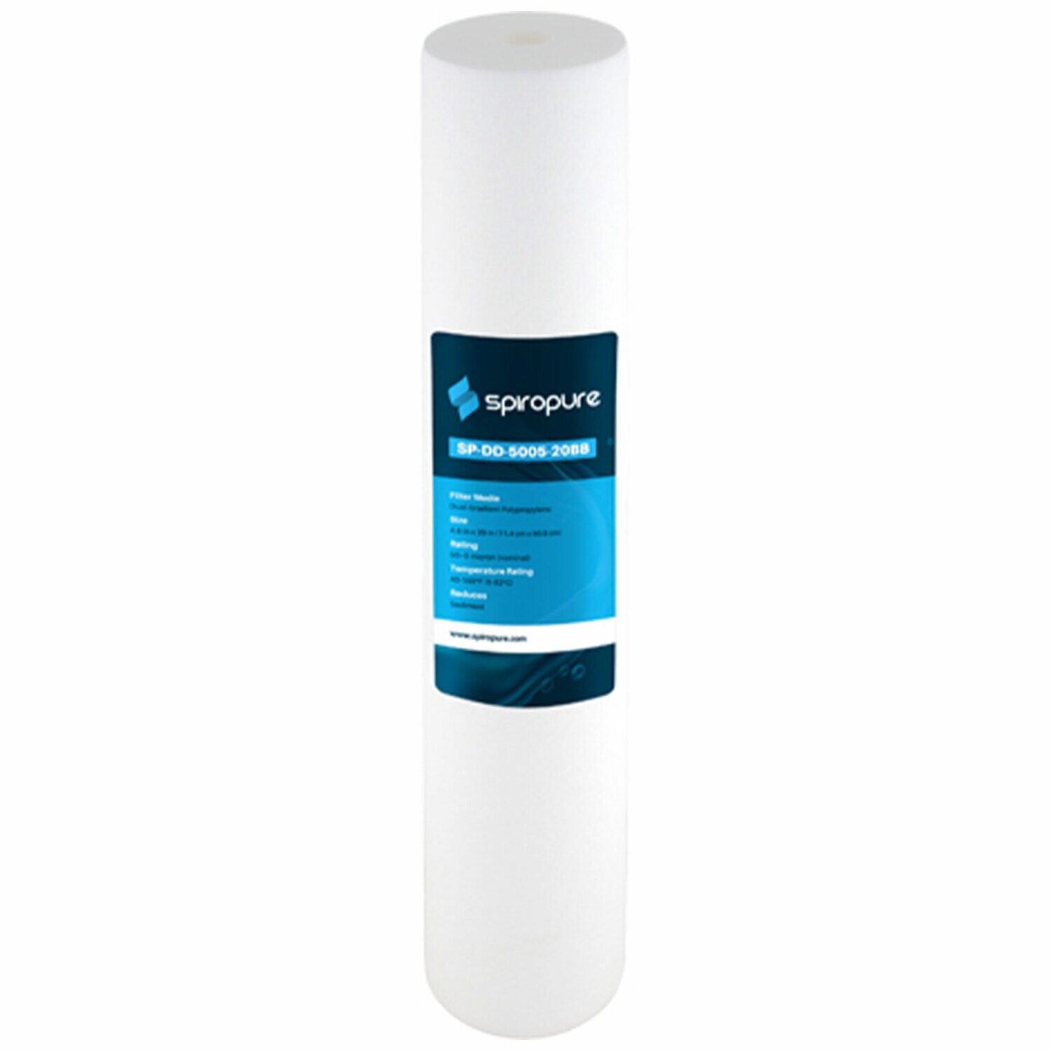 SpiroPure 318930 Sediment and Particulate Water Dispenser Replacement Filter (Pack of- 6)