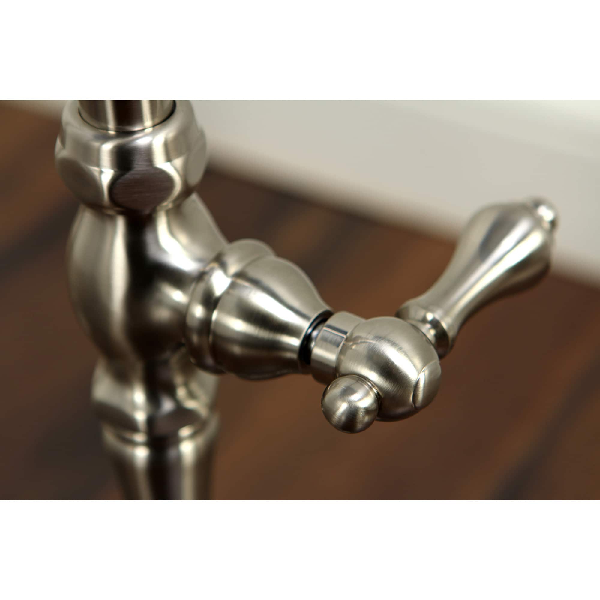 Kingston Brass WLKS8021DX Concord Polished chrome 2-handle Wall-mount Low-arc Bathtub Faucet ( Valve Included )