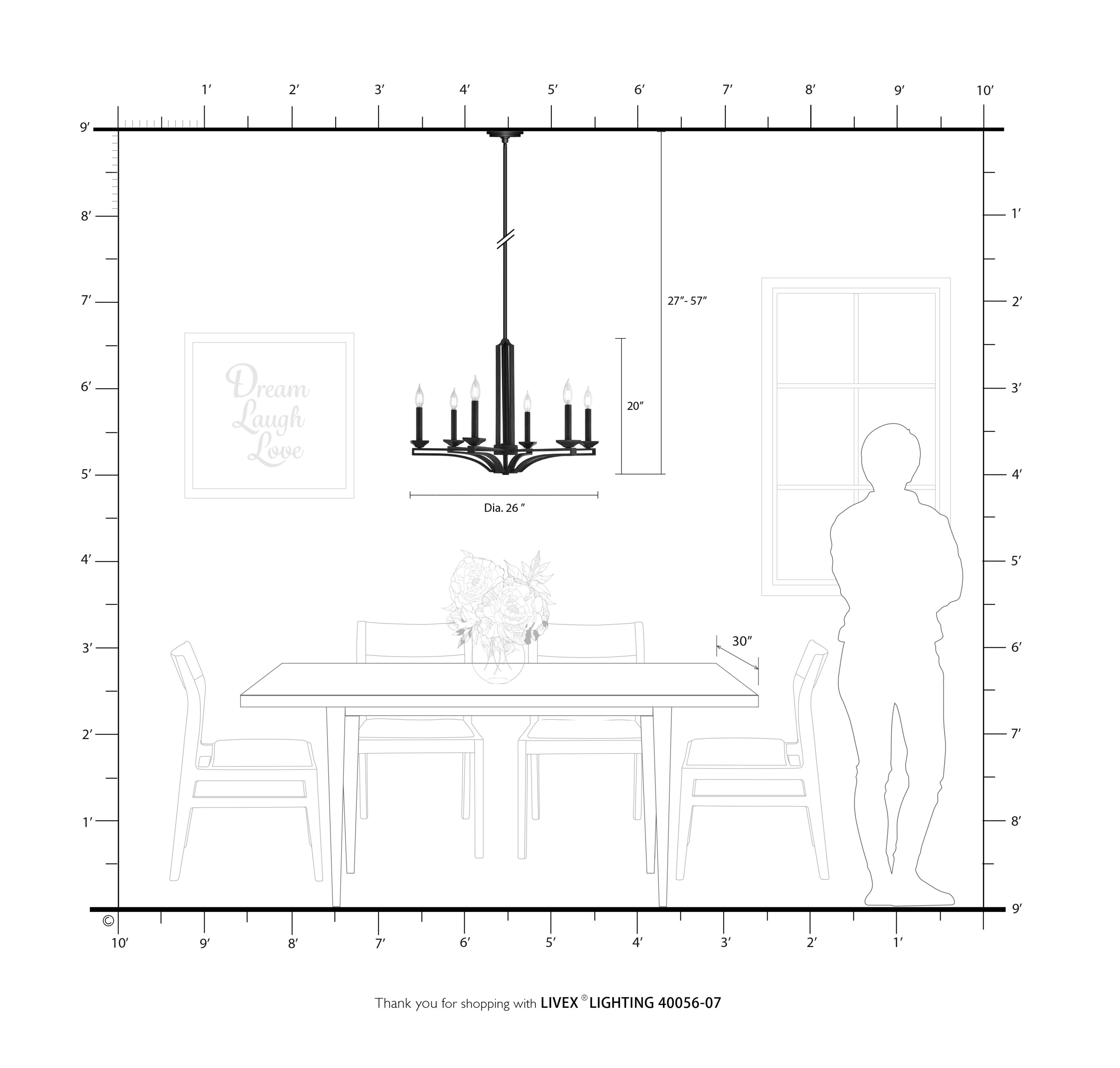 Livex Lighting 40056-07 b090015 - View #6