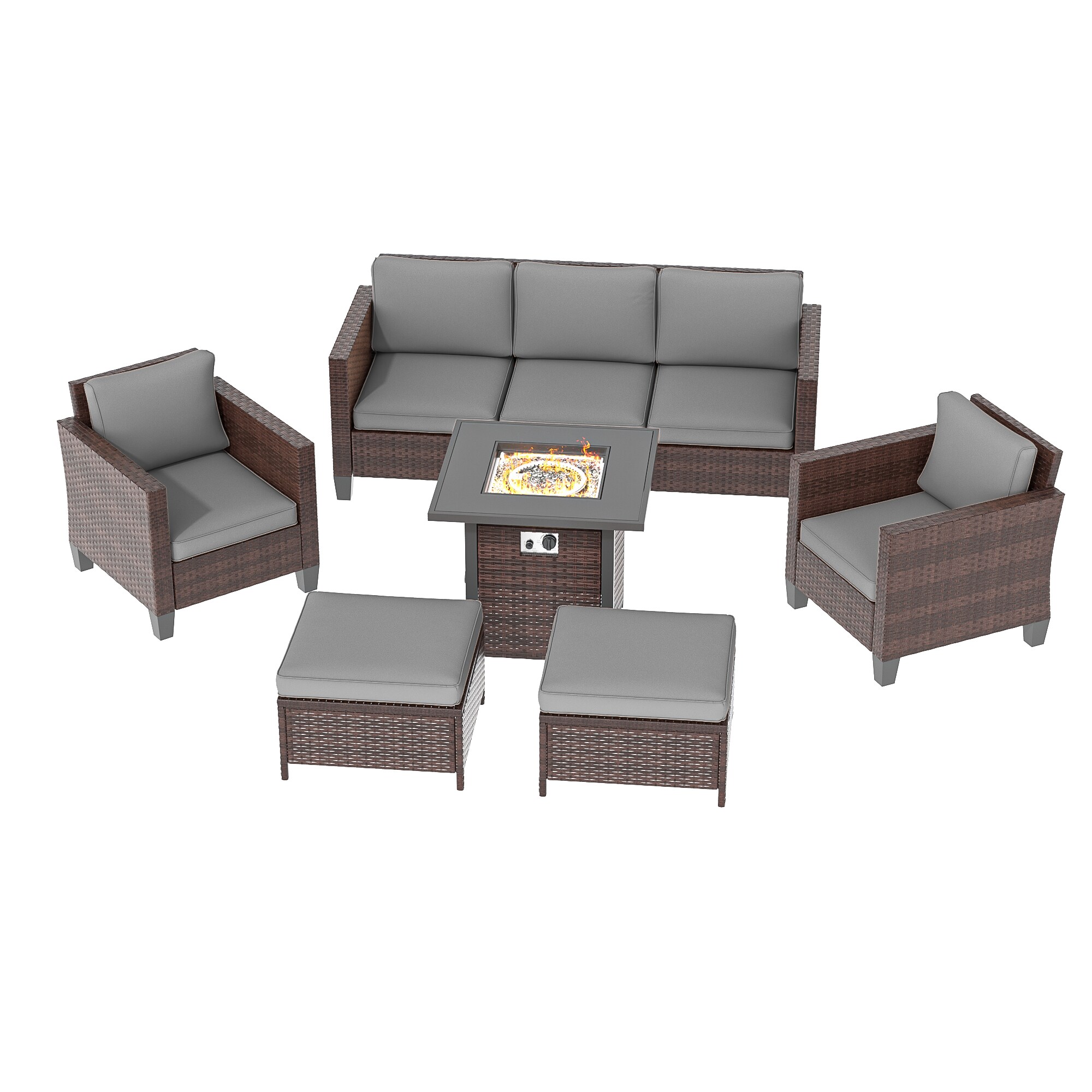 ACEGOSES LW-115BGY-T4 Patio-Conversation-Sets - View #4