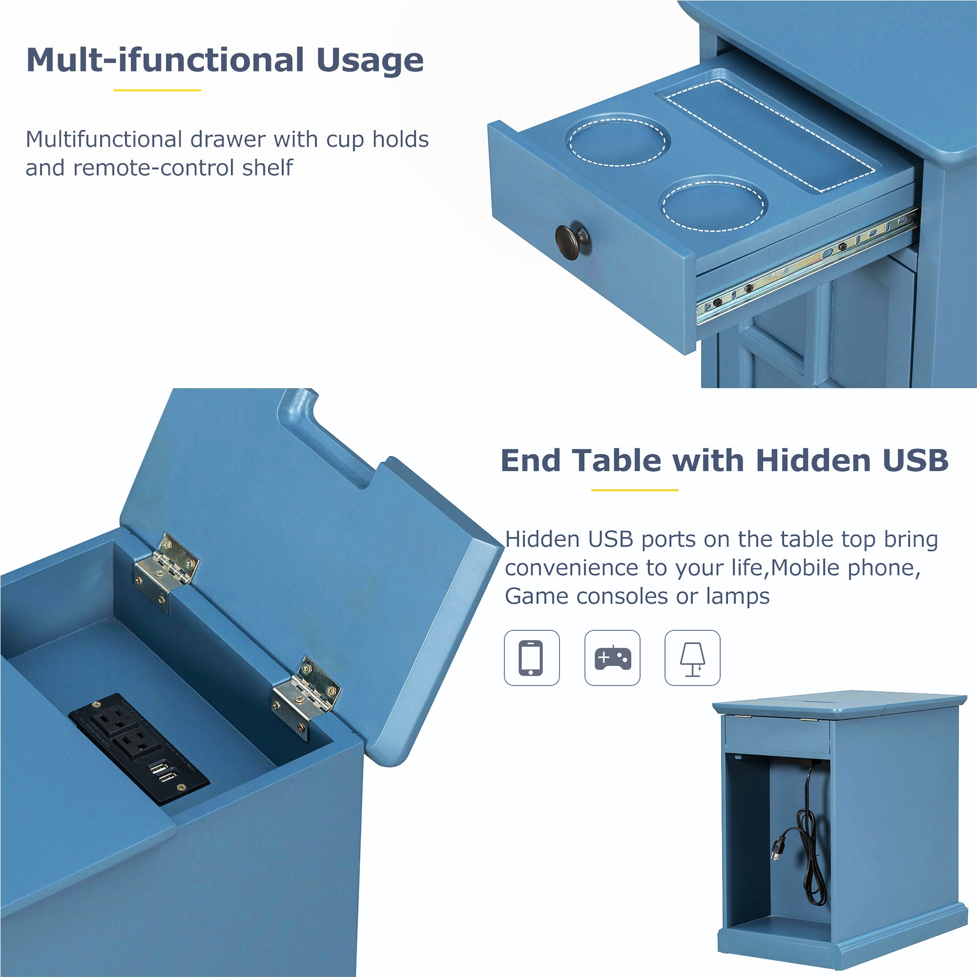 LOVMOR SF-M-N724P185778M End-Tables - View #5