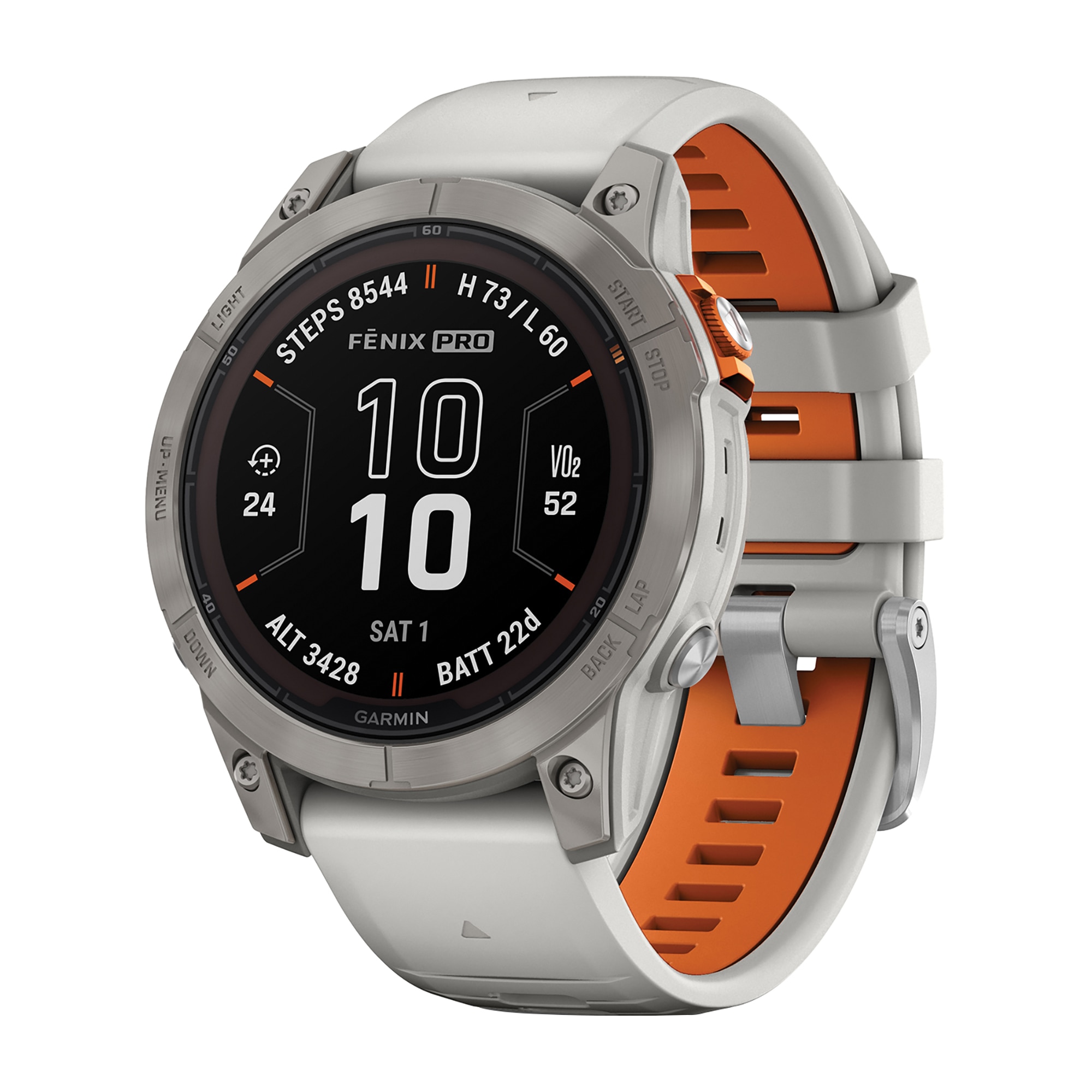 Garmin GRM0277720 fēnix 7 Pro Sapphire Solar Edition Smart Watch with Step Counter, Heart Rate Monitor and GPS Enabled