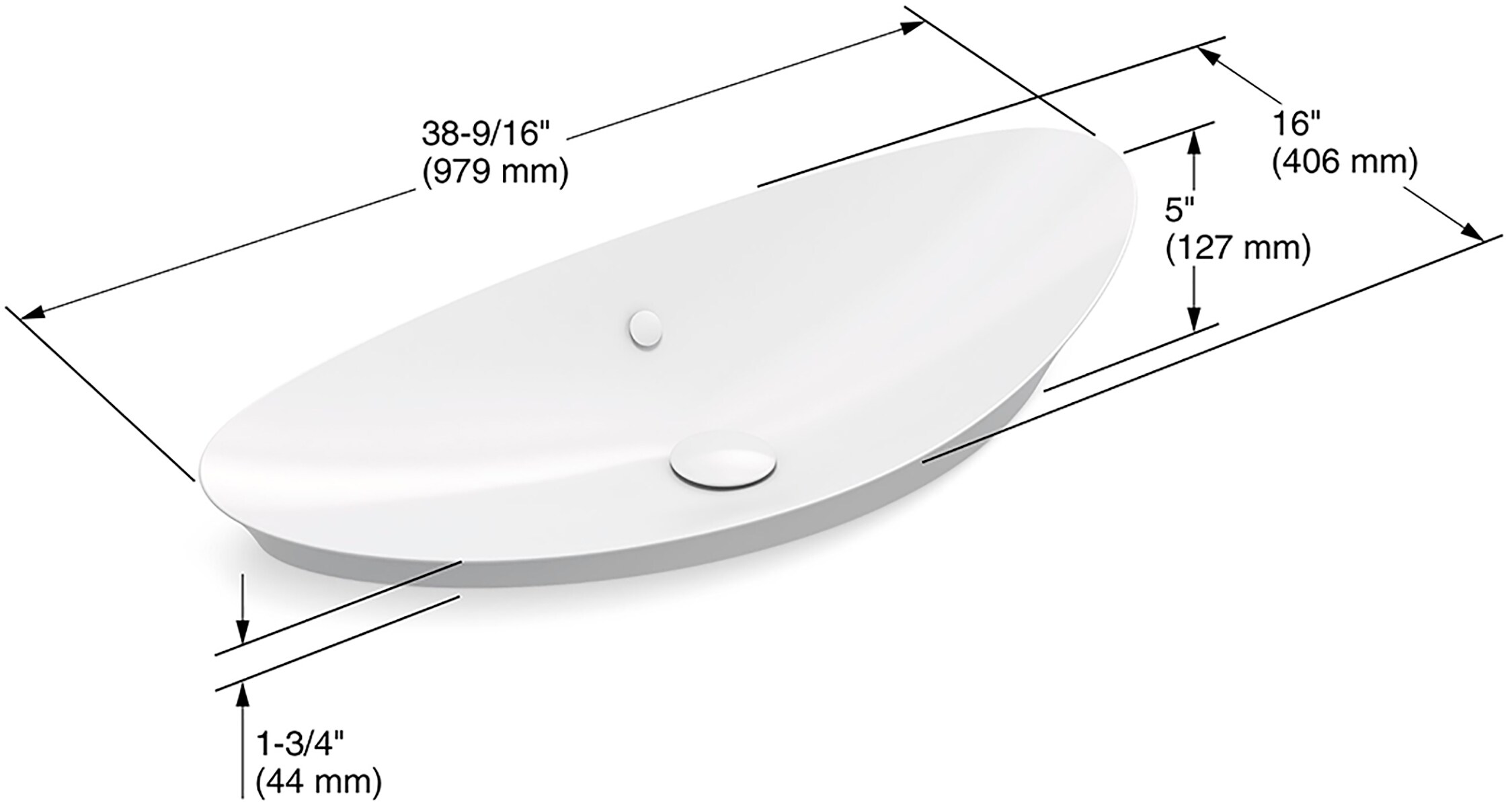 KOHLER K-20705-0 Bath-Sink - View #6